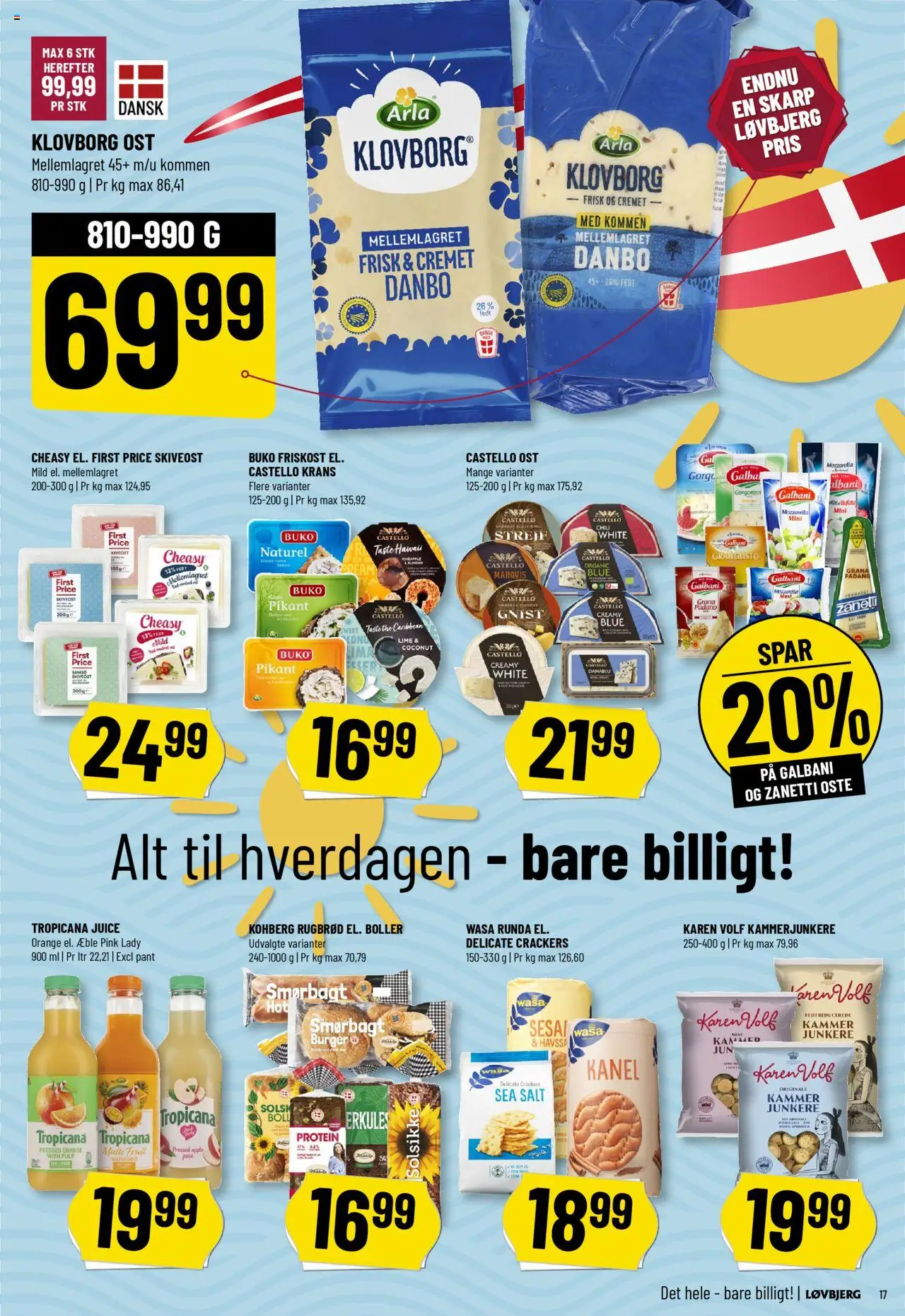 Løvbjerg Tilbudsavis gyldig fra 04.07.2025 | Side: 19 | Produkter: Kanel, Lime, Salt, Mozzarella