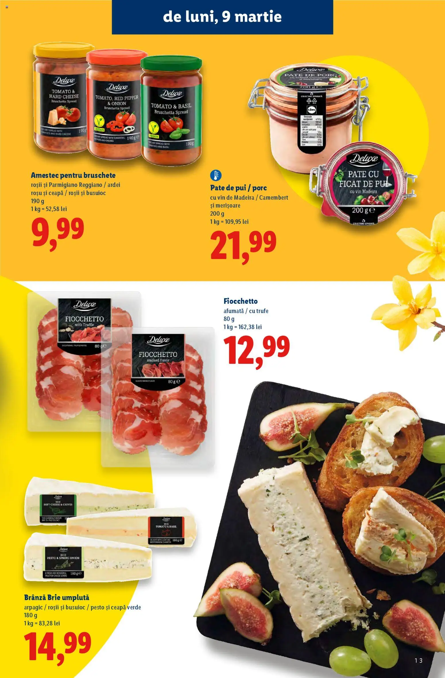 Noul catalog Lidl – valabil de la 02.03.2026 | Pagină: 13 | Produse: Pate, Ardei, Vin, Çocuk sutyeni