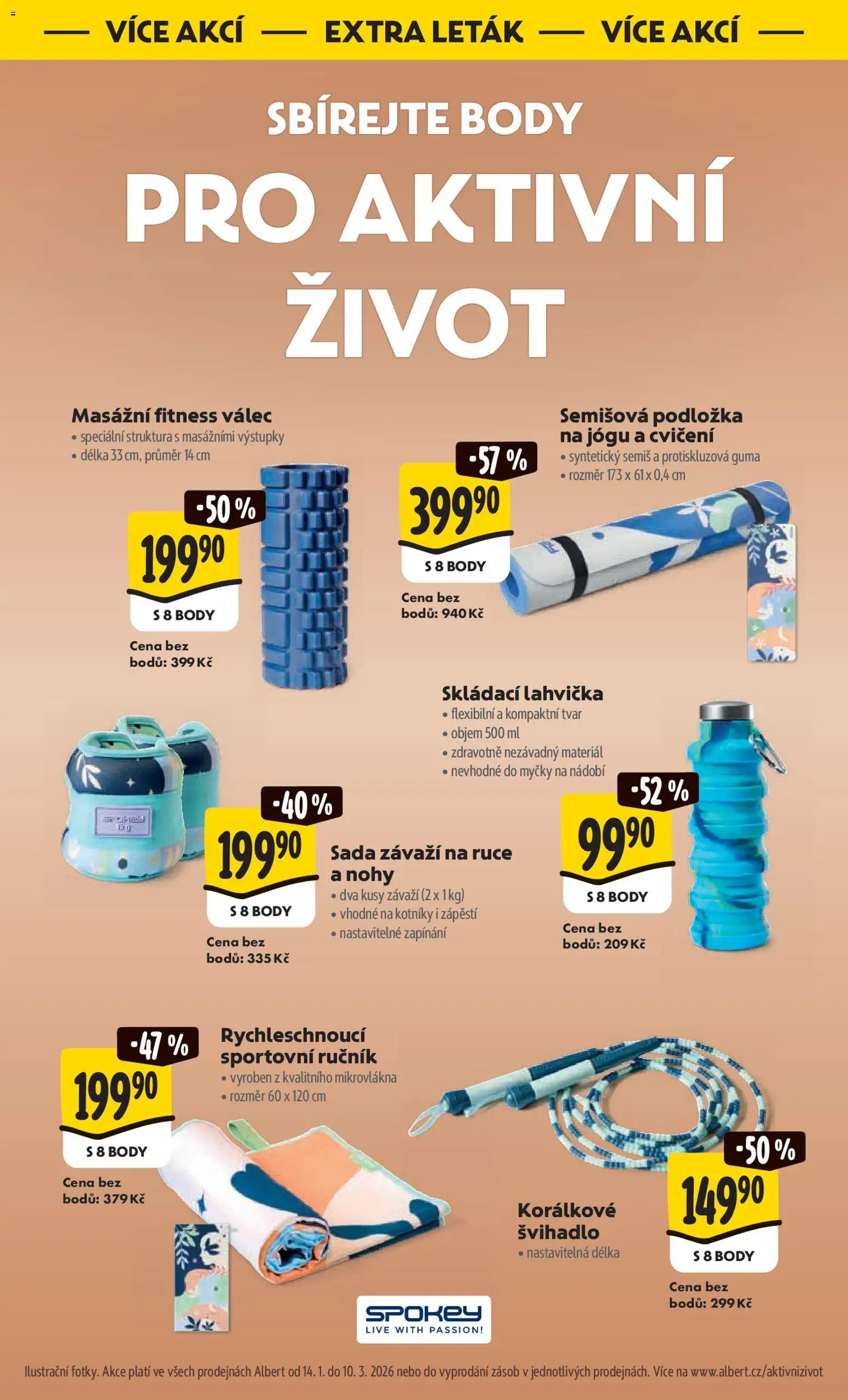 Albert leták - Hypermarket od 04.02.2026 | Strana: 49 | Produkty: Nádobí, Guma, Body, Švihadlo