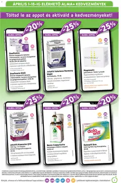 Alma Gyógyszertárak akciós újság - amely érvényes a következő dátumtól: 01.04.2026 | Oldal: 3