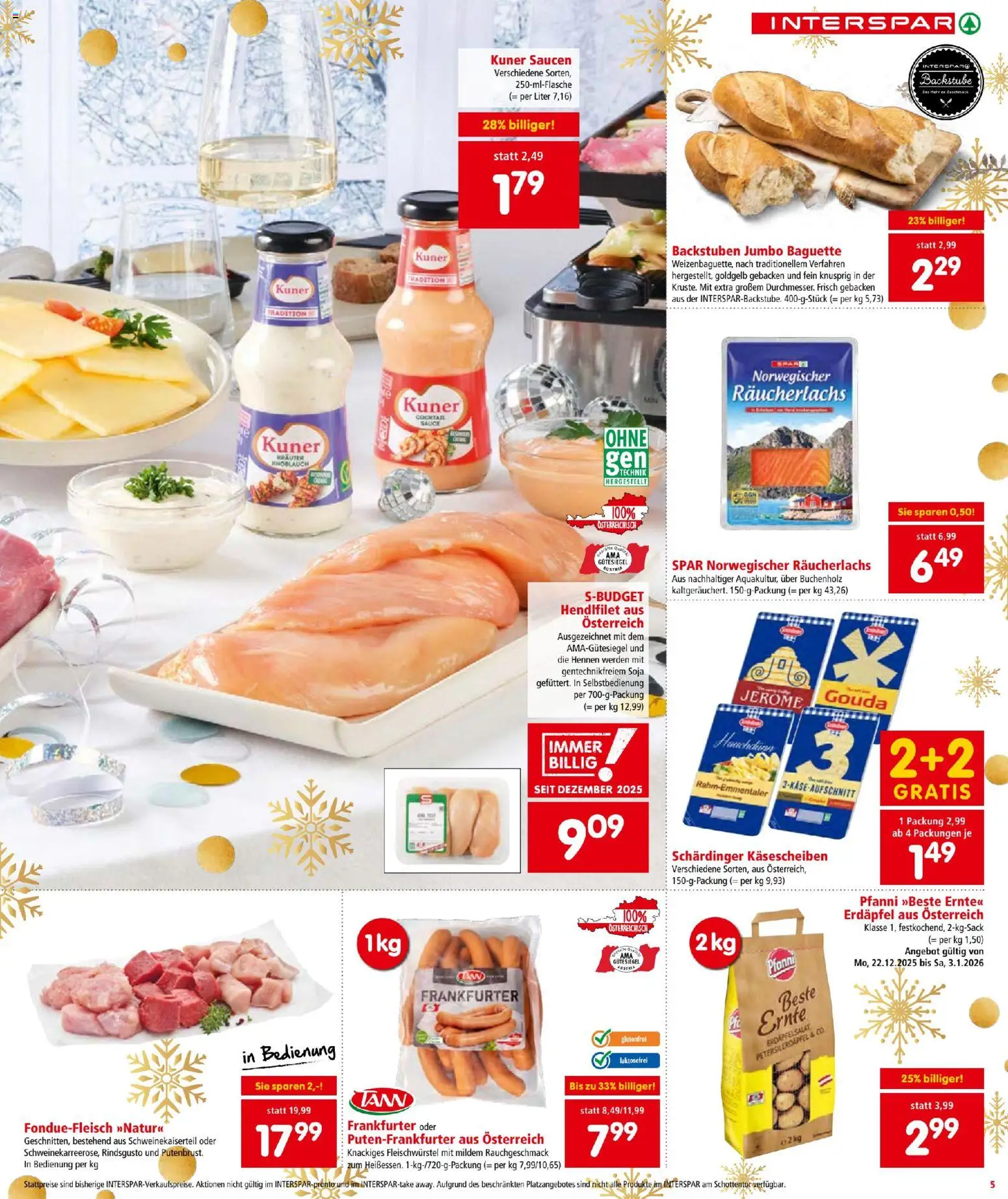 Interspar Flugblatt gültig ab 23.12.2025 | Seite: 5 | Produkte: Jääkaappipakastin