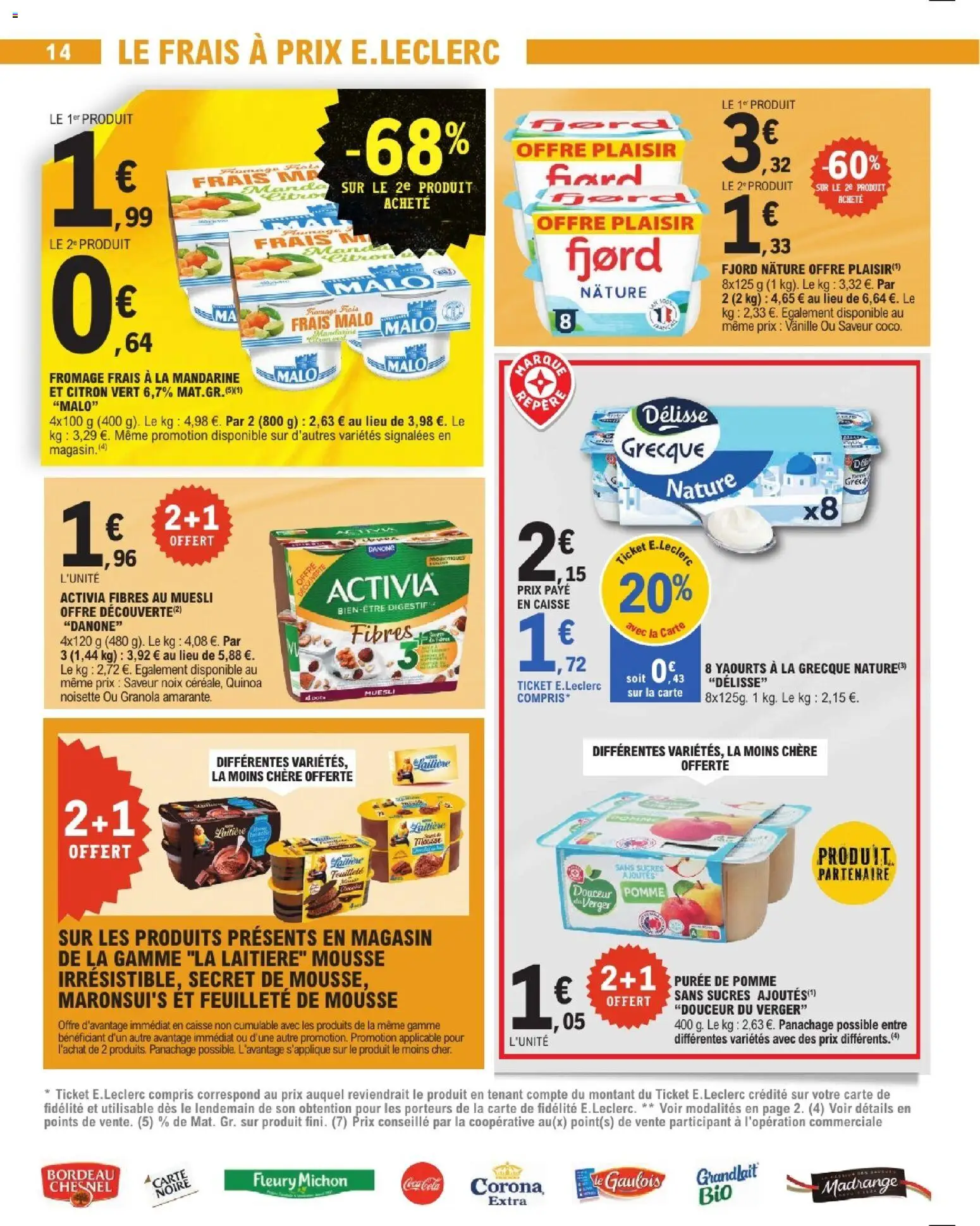 {H1} | Page: 14 | Produits: Citron vert, Noisette, Pomme, Fromage