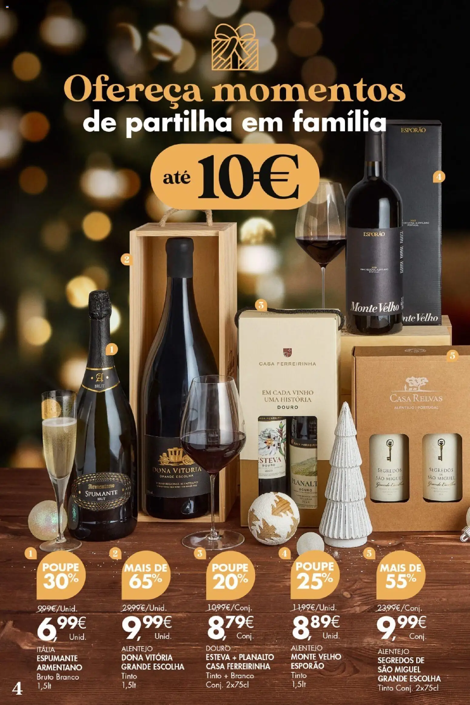 Pingo Doce - Vinhos de Natal │ válido de 02.12.2025 | Página: 4 | Produtos: Espumante, Vinho