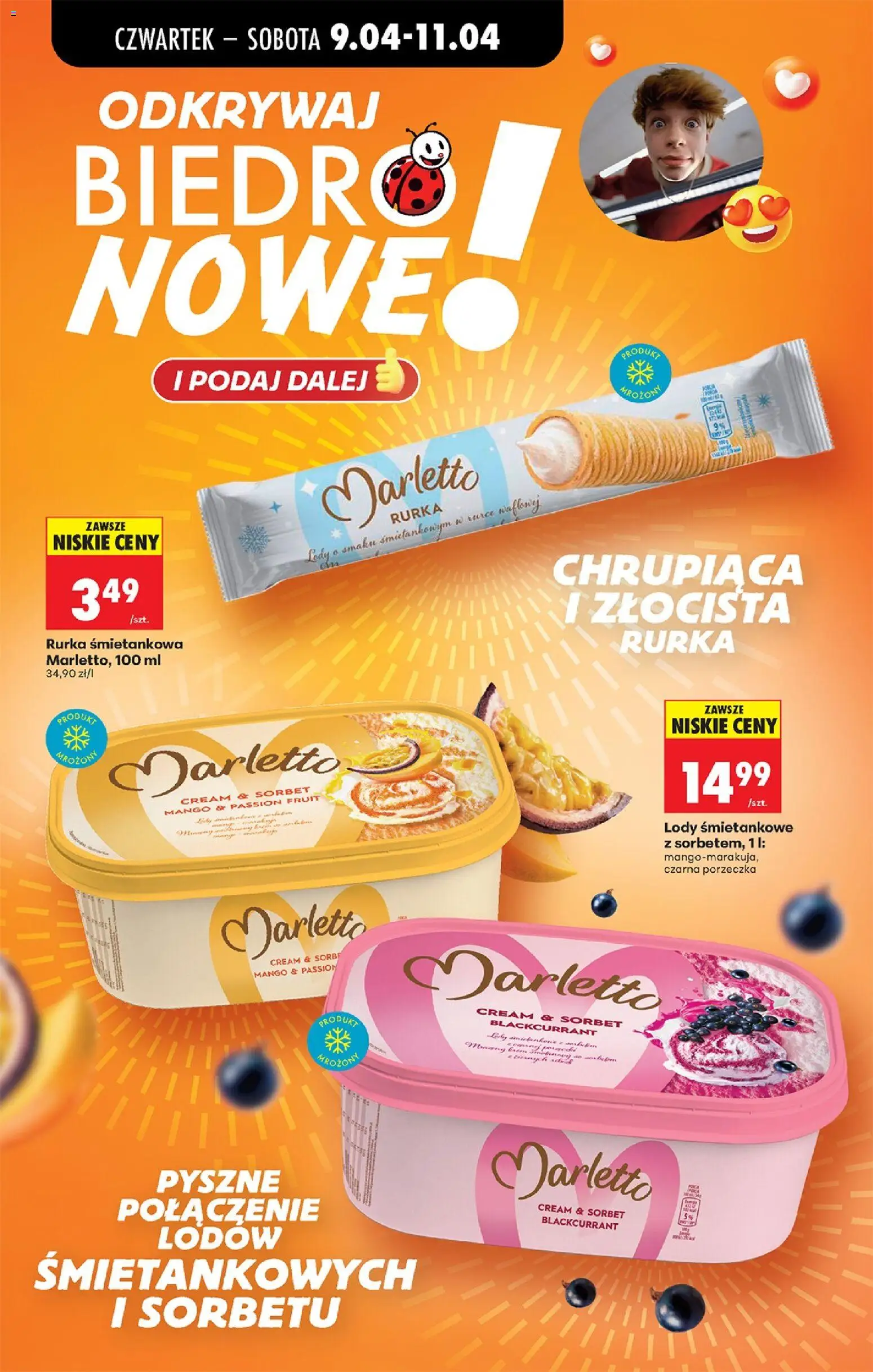 Biedronka Polsko leták - Codziennie niskie ceny od 09.04.2026 | Strana: 67 | Produkty: Mango, Sorbet