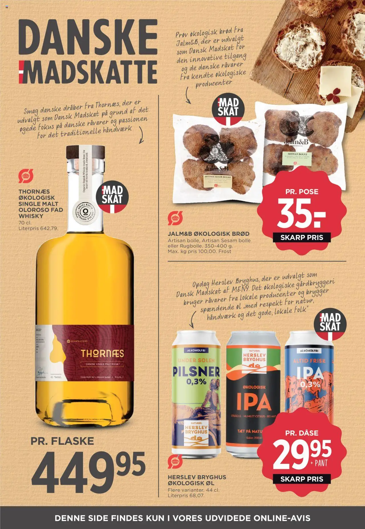 Meny tilbudsavis – gyldig fra 17.10.2025 | Side: 31 | Produkter: Brød, Øl, Whisky, Søm
