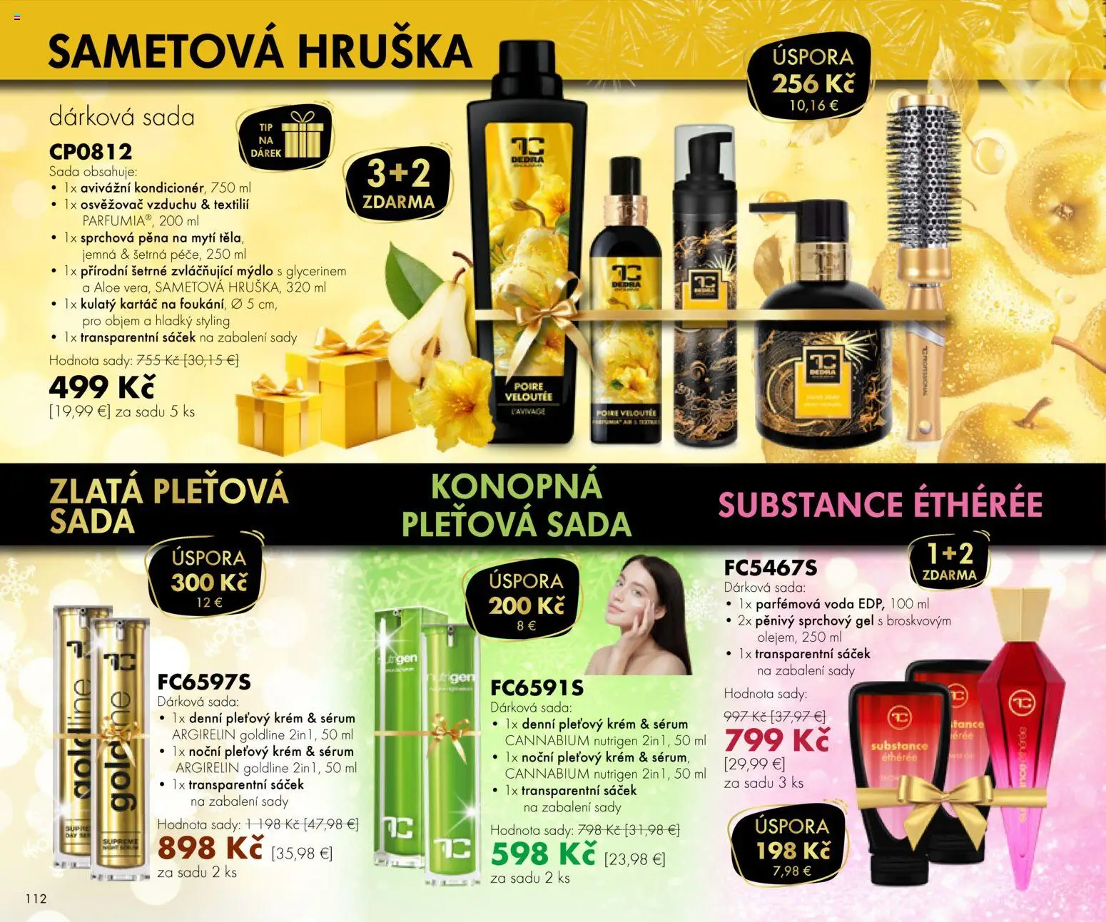 Nové Dedra akcie – leták je platný od 01.11.2025 | Strana: 12 | Produkty: Mydlo, Sprchový gél, Krém, Voda