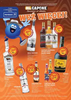 Pogląd oferty "Al.Capone Gazetka" - ważna od 13.10.2025 | Strona: 3 | Produkty: Captain Morgan, Rum, Wódka, Finish