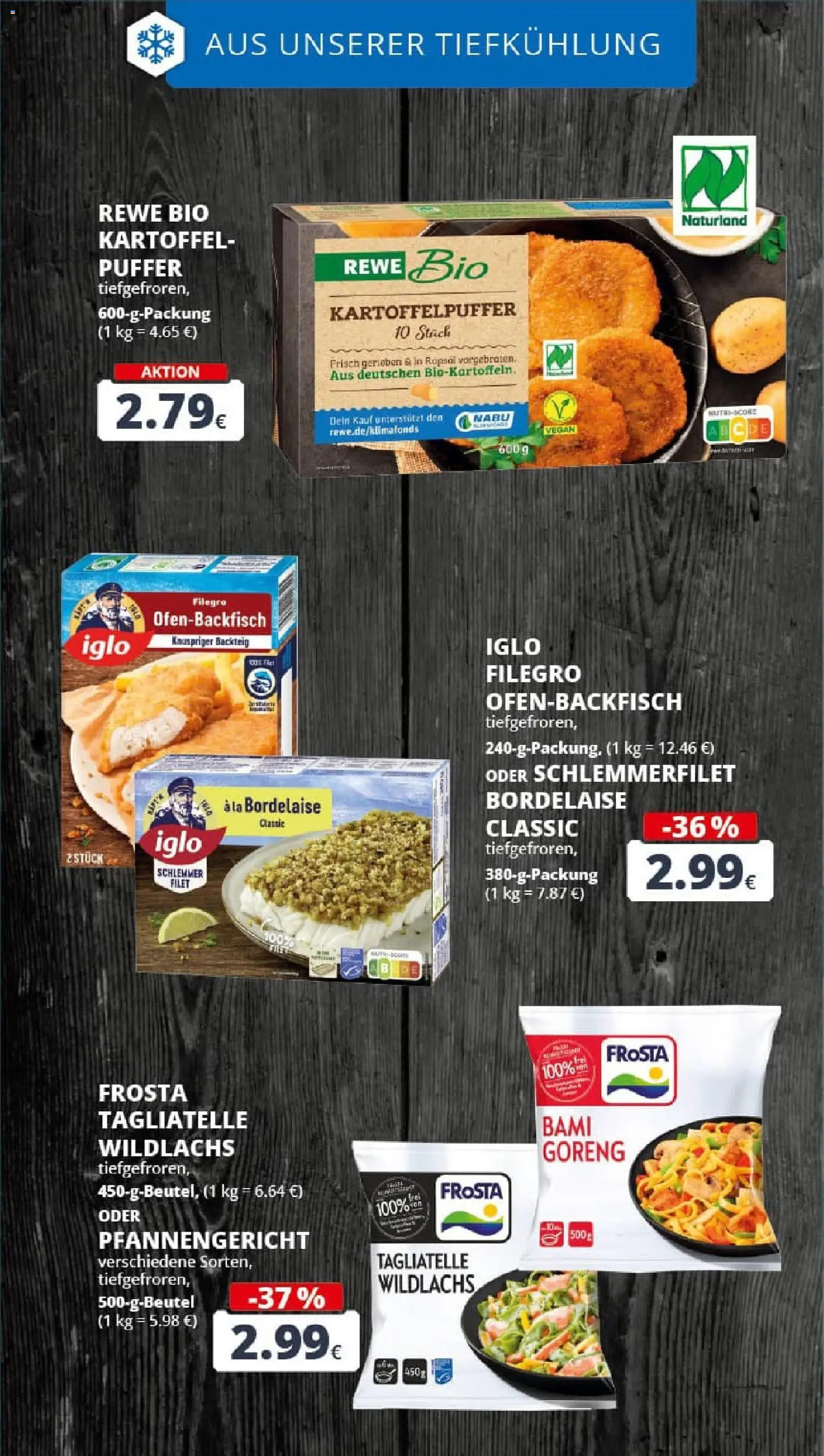 Rewe prospekt Bergheim	 – gültig ab 26.10.2025 | Seite: 18 | Produkte: Iglo, Frosta