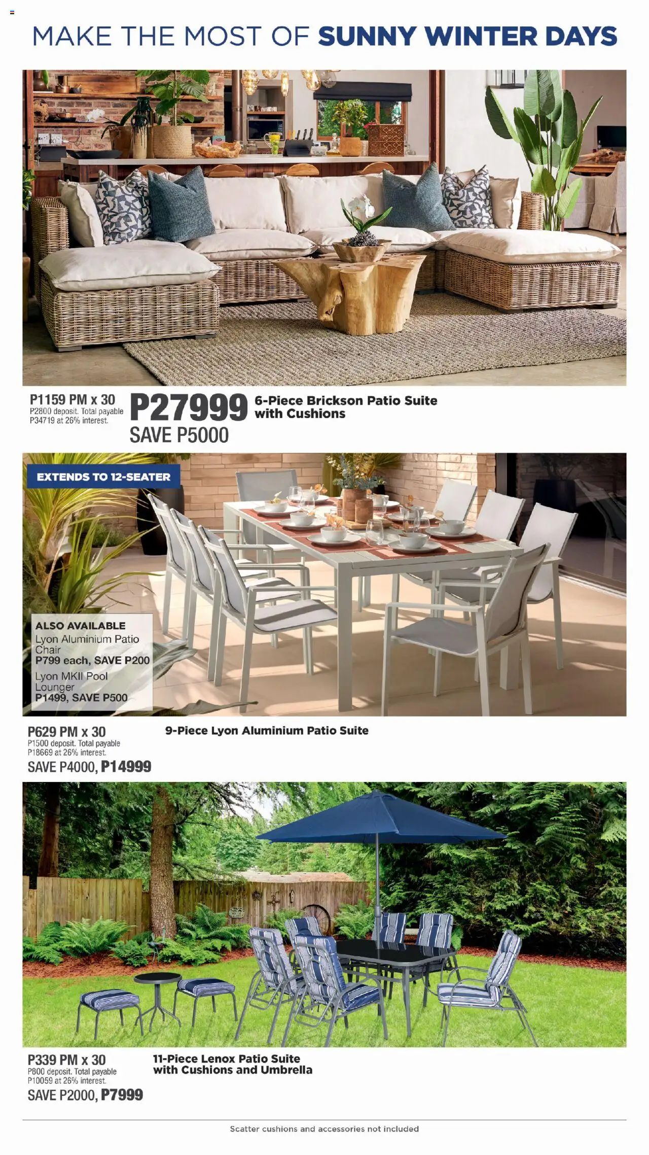 House and Home - Botswana Catalogue │ valid from 09.06.2025 | Page: 12 | Products: Umbrella, Chair