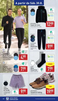 Aldi folheto │ válido de 25.08.2025 | Página: 28 | Produtos: Casaco, Calças, Meias, Leggings