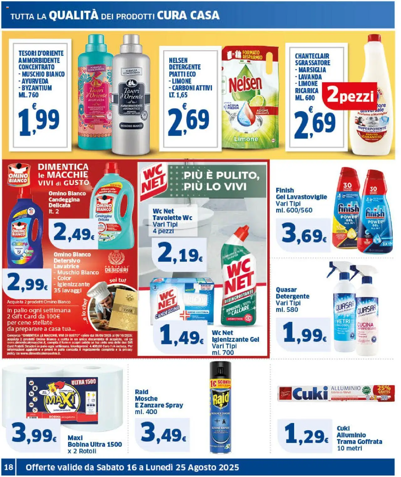 Volantino SIGMA del 16.08.2025 | Pagina: 18 | Prodotti: Ammorbidente, Detergente, Lavatrice, Profumo