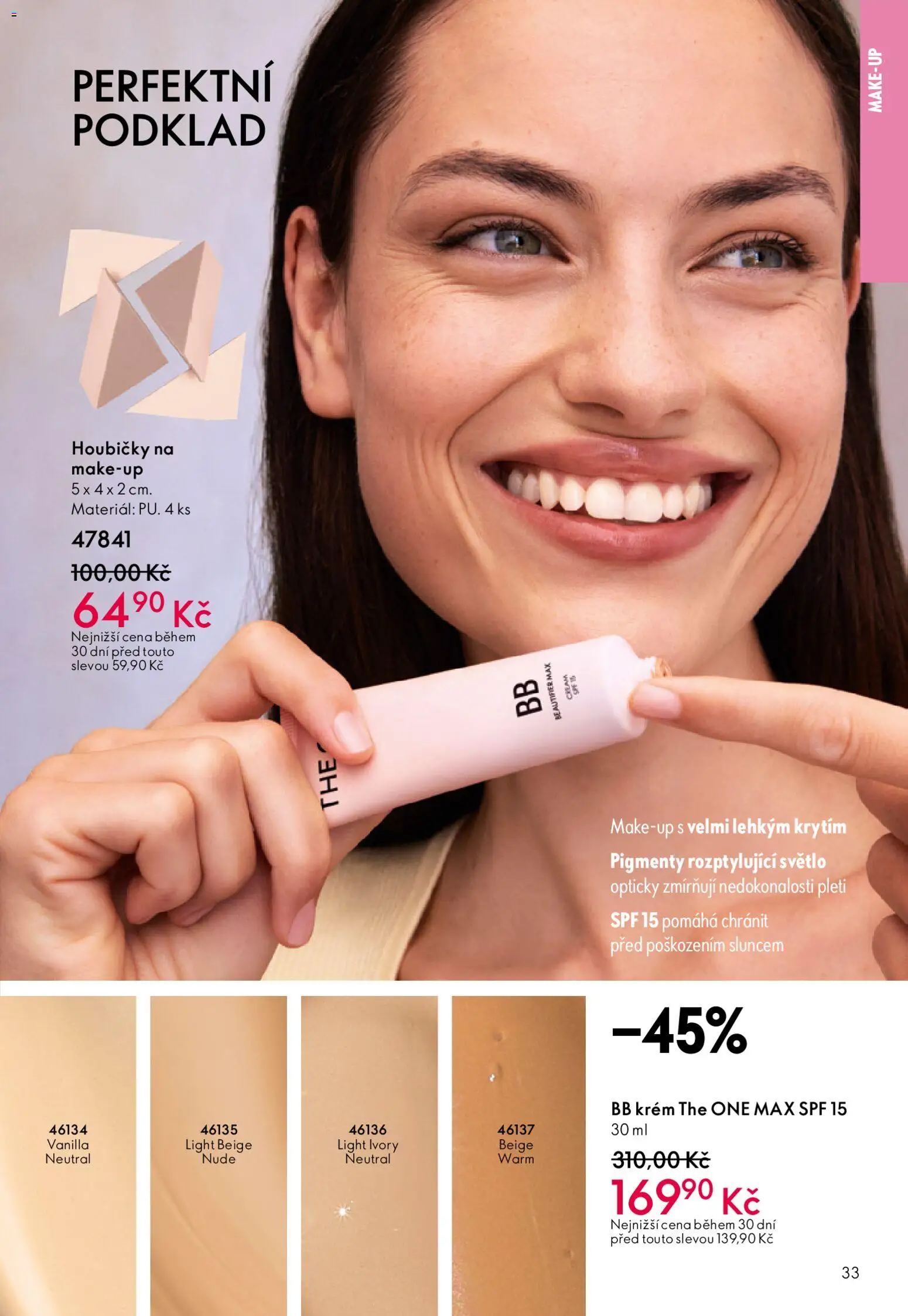 Oriflame katalog č.01/2026 od 30.12.2025 | Strana: 33 | Produkty: Makeup, Krém, BB krém