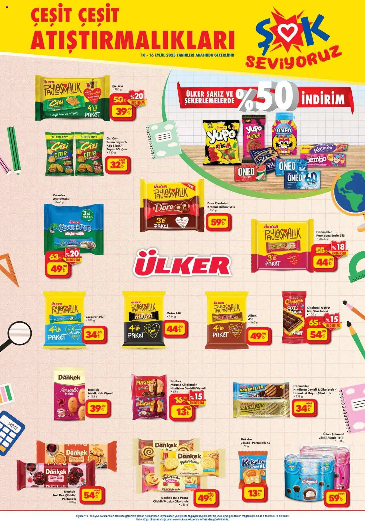 Şok Market Katalog - 10.09.2025 tarihinden itibaren geçerlidir | Sayfa: 3 | Ürünler: Gofret, Çikolatalı gofret, Tulum, Bağlayıcı