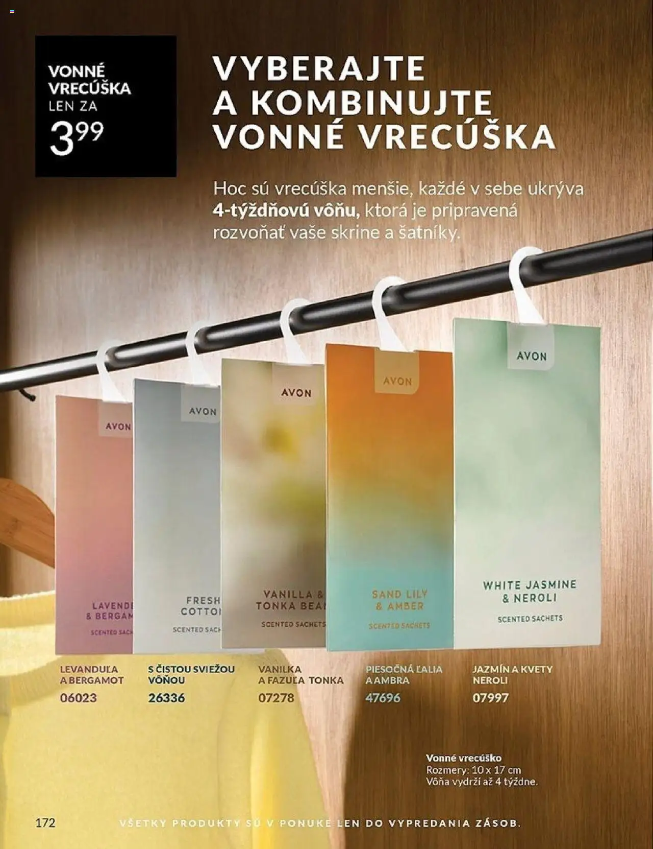 Nové Avon akcie – leták je platný od 01.10.2025 | Strana: 172 | Produkty: Fazuľa, Skrine, Kvety