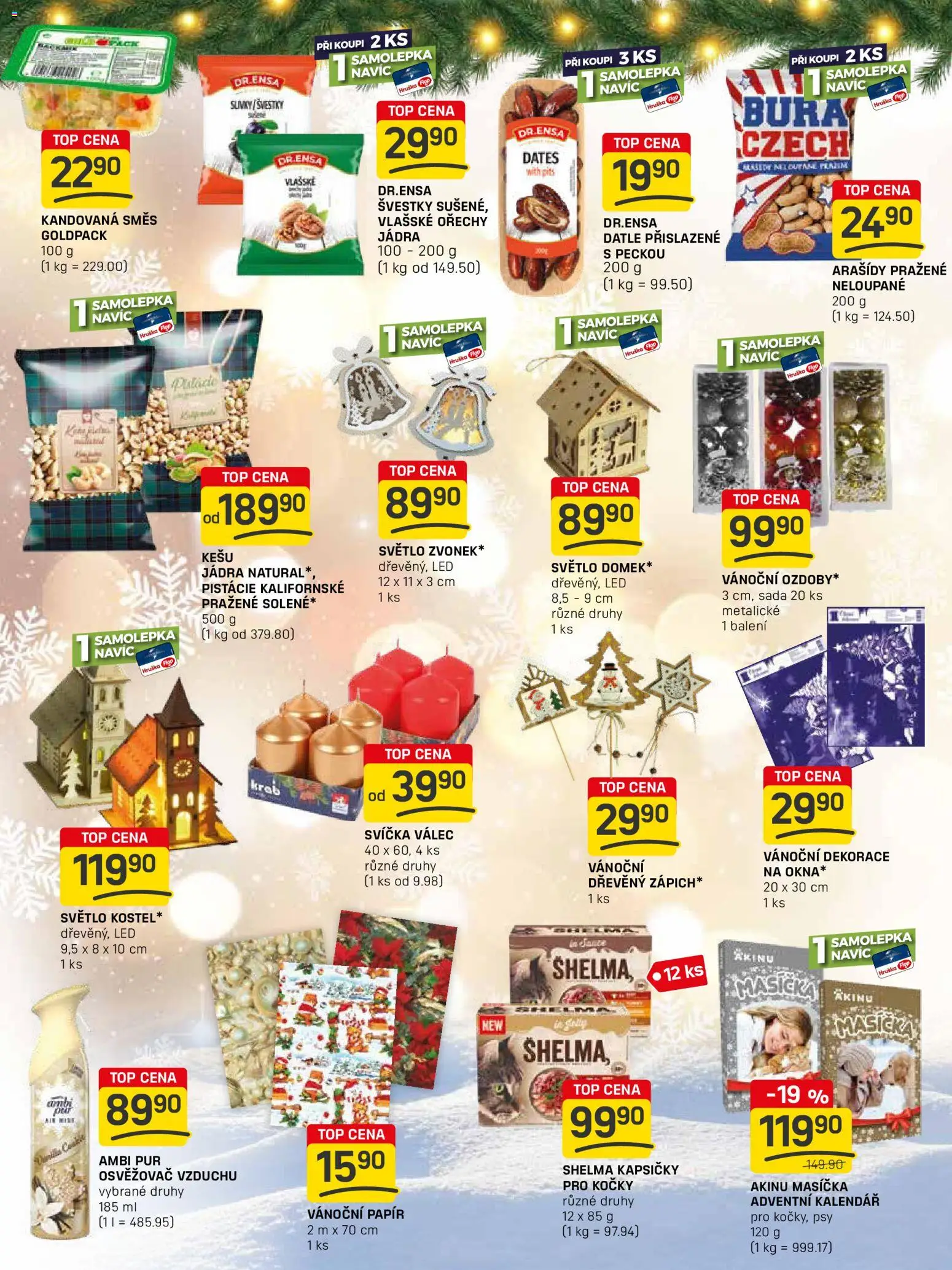 Flop leták - FlopTop od 12.11.2025 | Strana: 15 | Produkty: Shelma kapsičky, Ořechy, Vlašské ořechy, Vánoční dekorace
