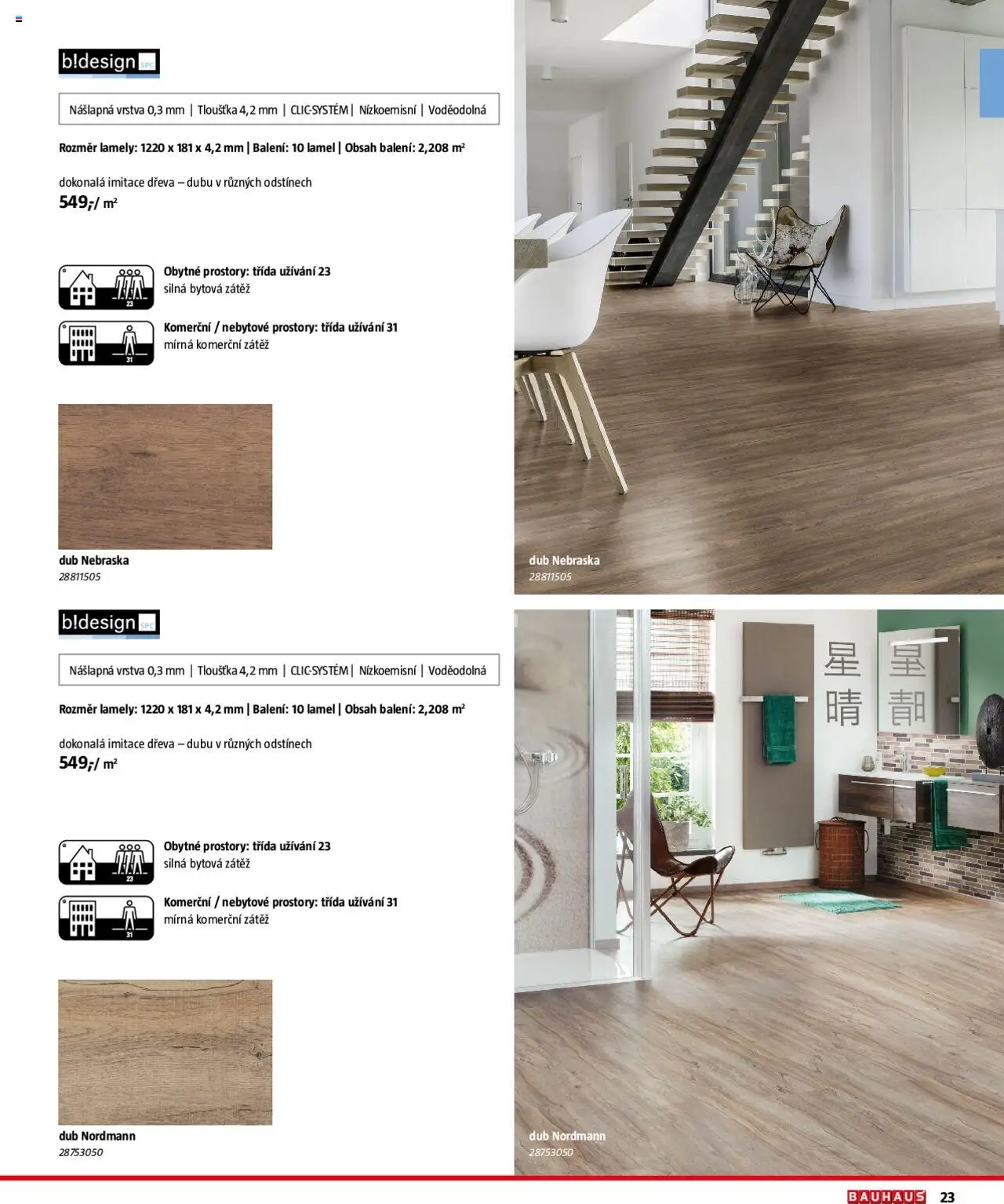 Bauhaus katalog Podlahové krytiny od 01.08.2025 | Strana: 23