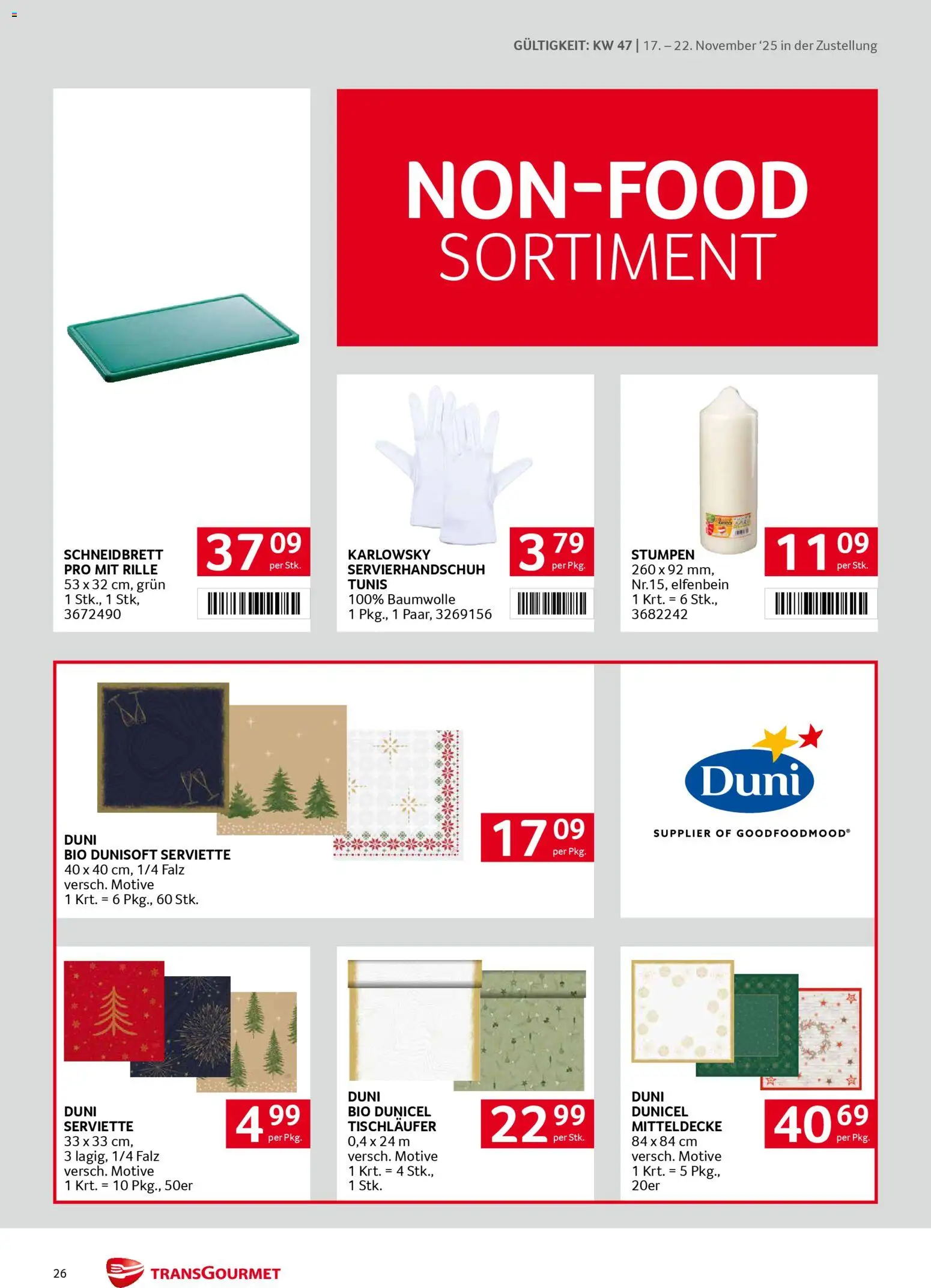 Transgourmet Zustellaktion gültig ab 17.11.2025 | Seite: 26