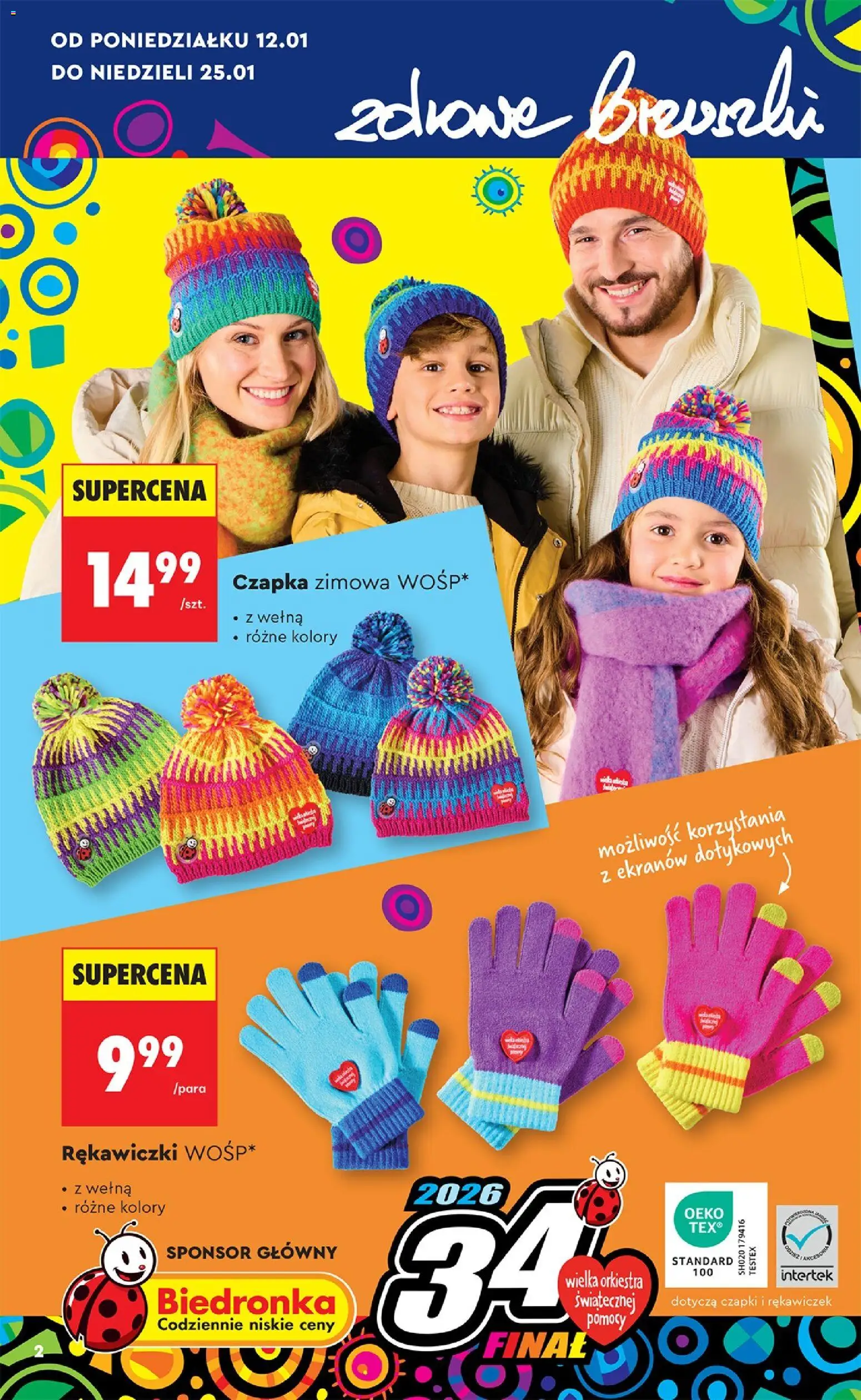 Biedronka gazetka - Hity i inspiracje od 10.01.2026 | Strona: 4 | Produkty: Czapka, Rękawiczki