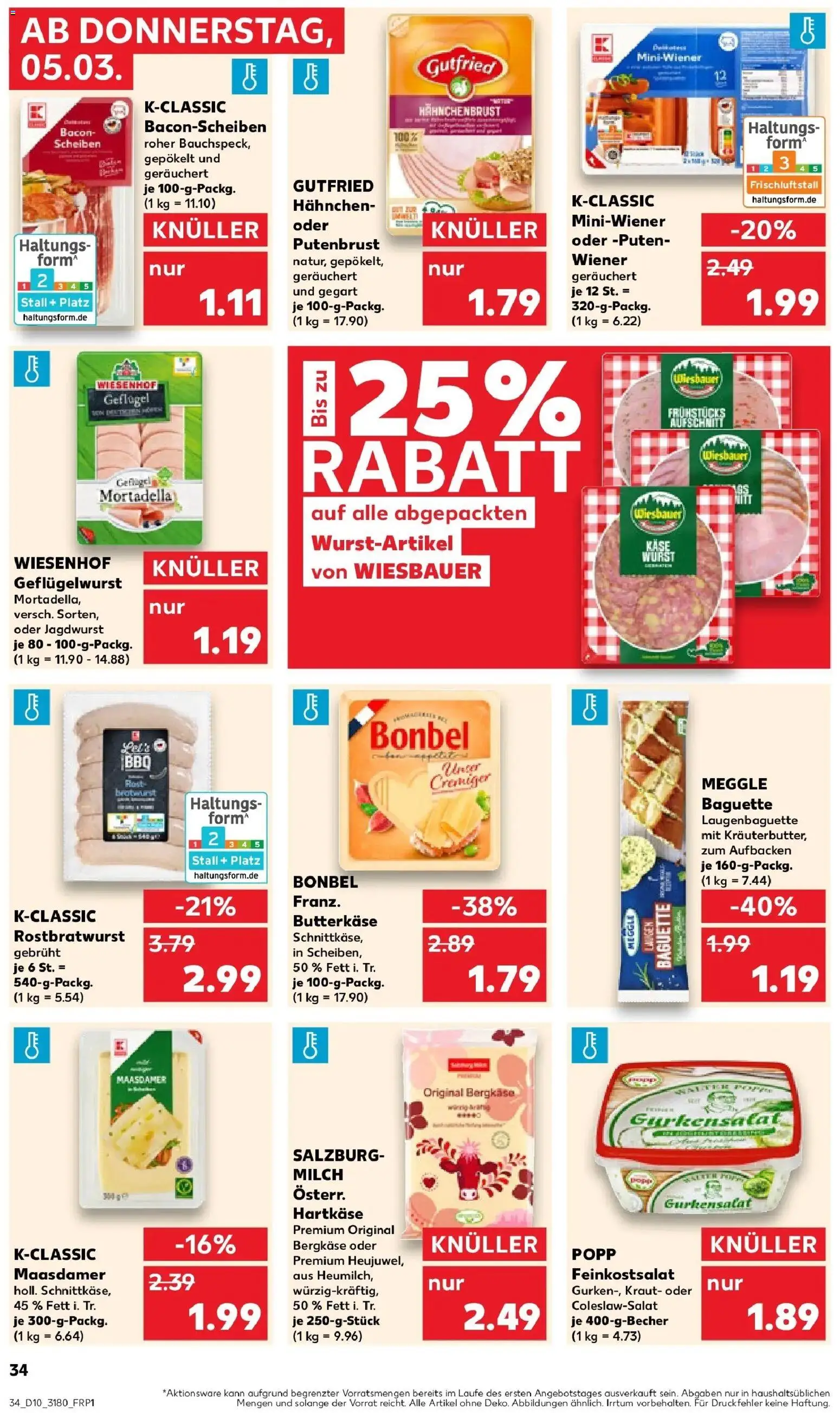 Kaufland Prospekt Ahrensfelde	 – gültig ab 02.03.2026 | Seite: 46 | Produkte: Hahnchen, Bratwurst, Baguette, Hahnchenbrust