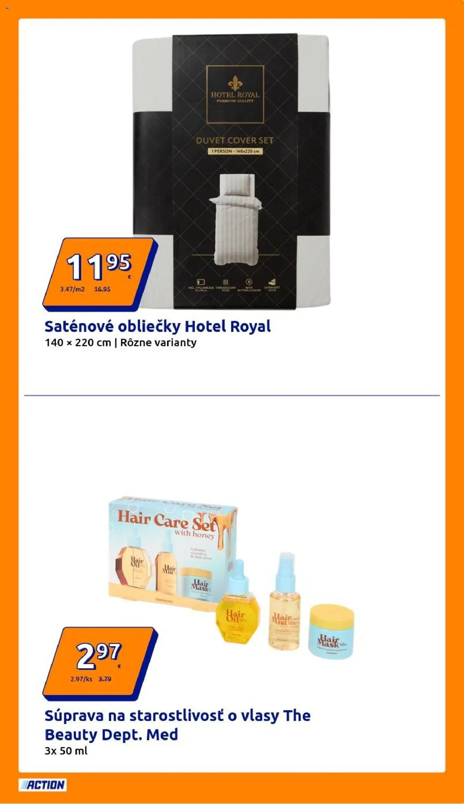 Nové Action akcie – leták je platný od 10.12.2025 | Strana: 7 | Produkty: Obliečky, Med