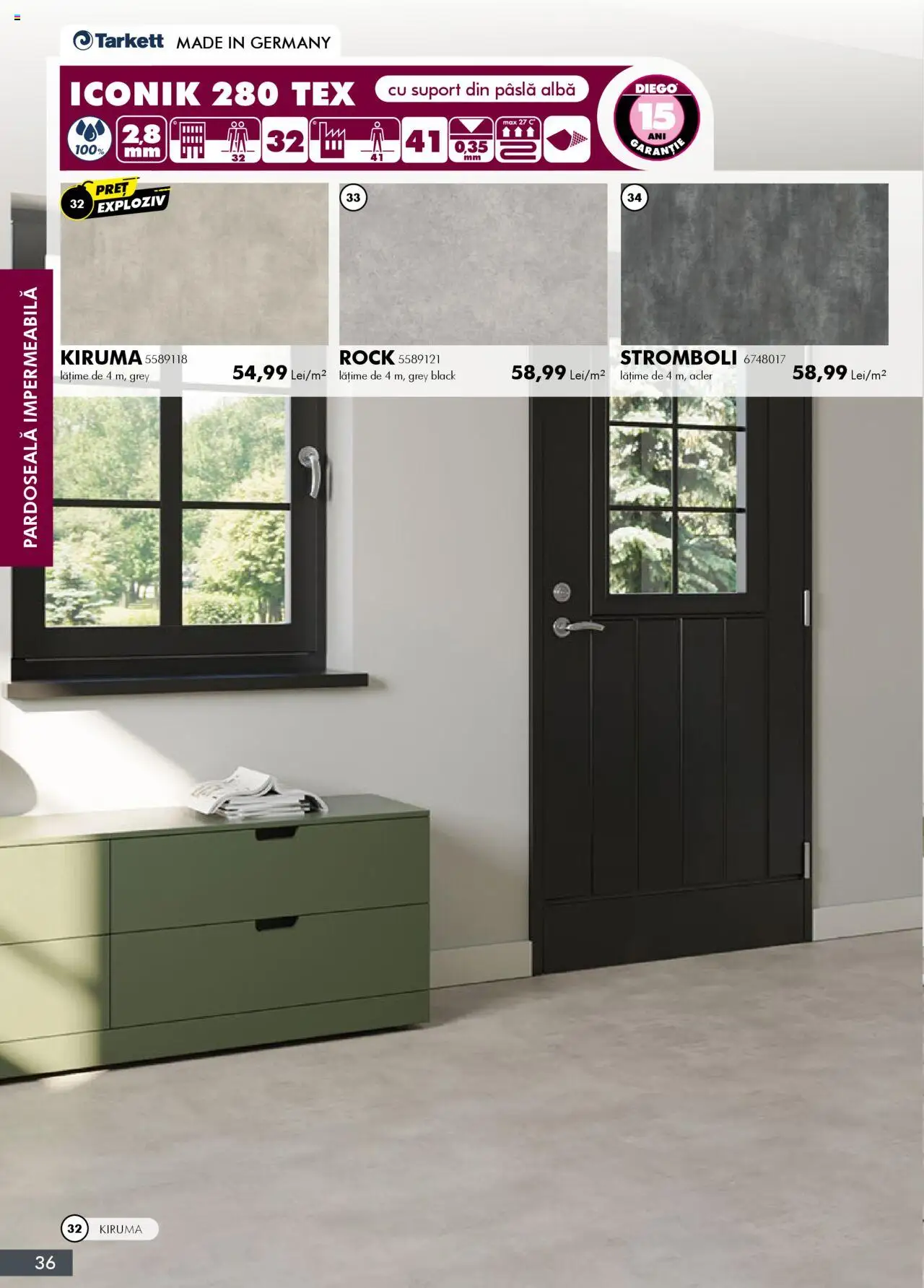 Noul catalog Diego – valabil de la 01.10.2025 | Pagină: 36 | Produse: Pardoseală