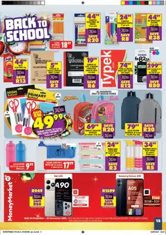 Shoprite specials catalogue – valid from 24.11.2025 | Page: 15 | Products: Camera, Backpack, Box, Battery