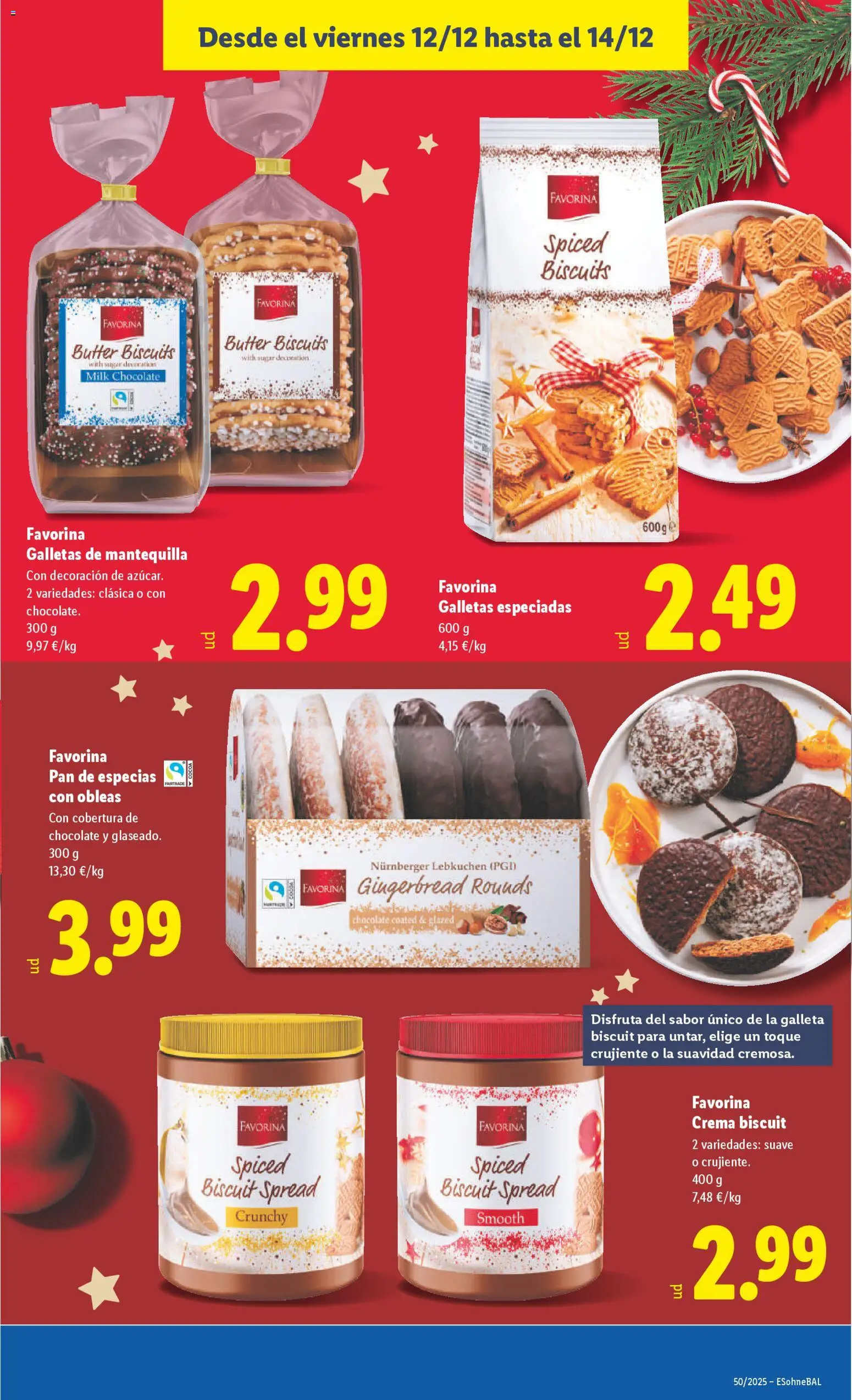 Lidl folleto │ válido desde el 08.12.2025 | Página: 49 | Productos: Pan, Crema, Galletas, Συσκευή ροής