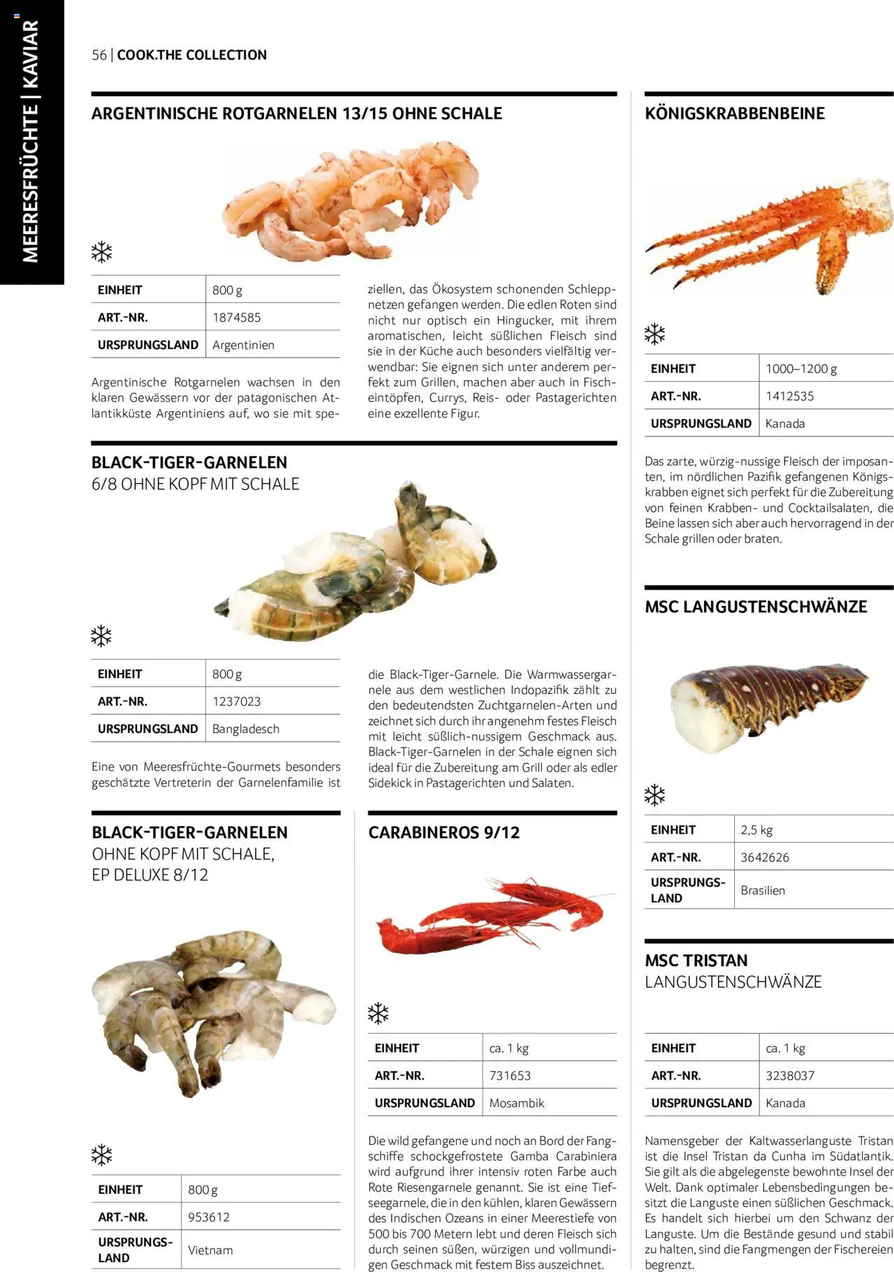 Transgourmet Cook Look-Book gültig ab 01.09.2023 | Seite: 56 | Produkte: Meeresfrüchte, Grill, Reis, Fisch