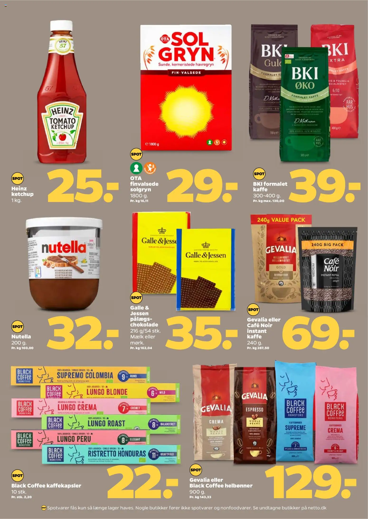 Netto tilbudsavis – gyldig fra 11.04.2026 | Side: 17 | Produkter: Kaffe, Chokolade, Havregryn, Nutella
