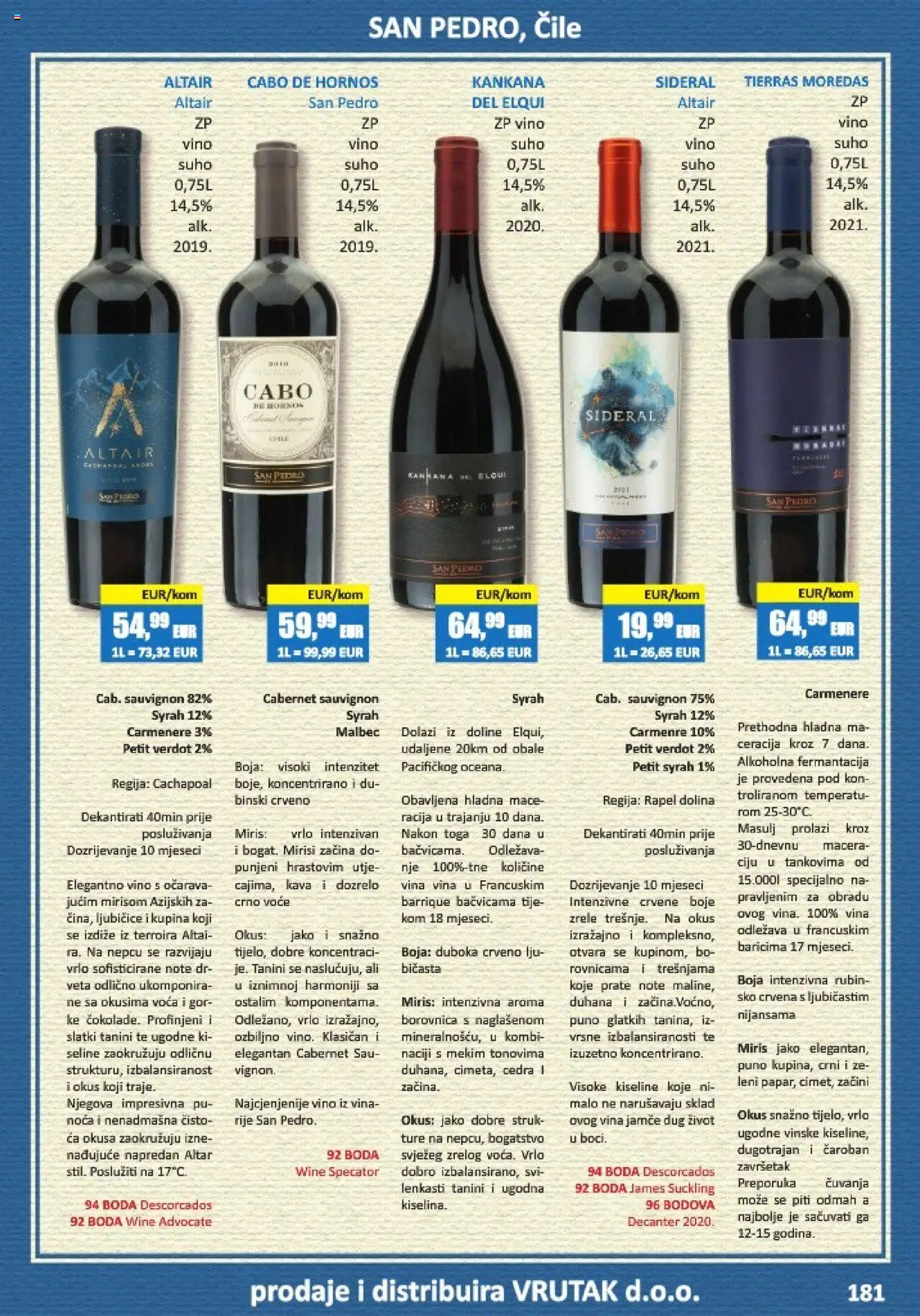 Vrutak katalog | vrijedi od 01.11.2024 | Stranica: 181 | Proizvodi: Kava, Vino, Začini, Voće