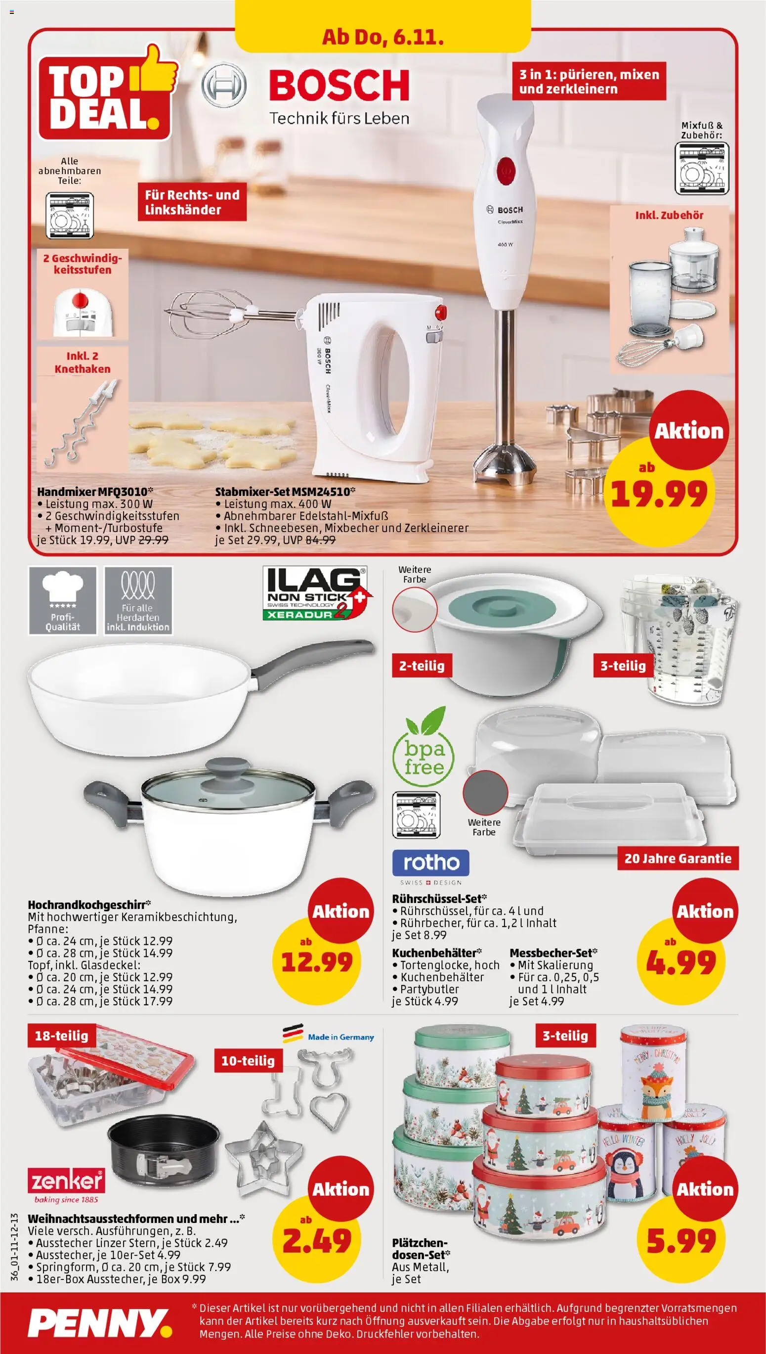 Penny Prospekt 	 – gültig ab 03.11.2025 | Seite: 38 | Produkte: Bosch, Box, Handmixer