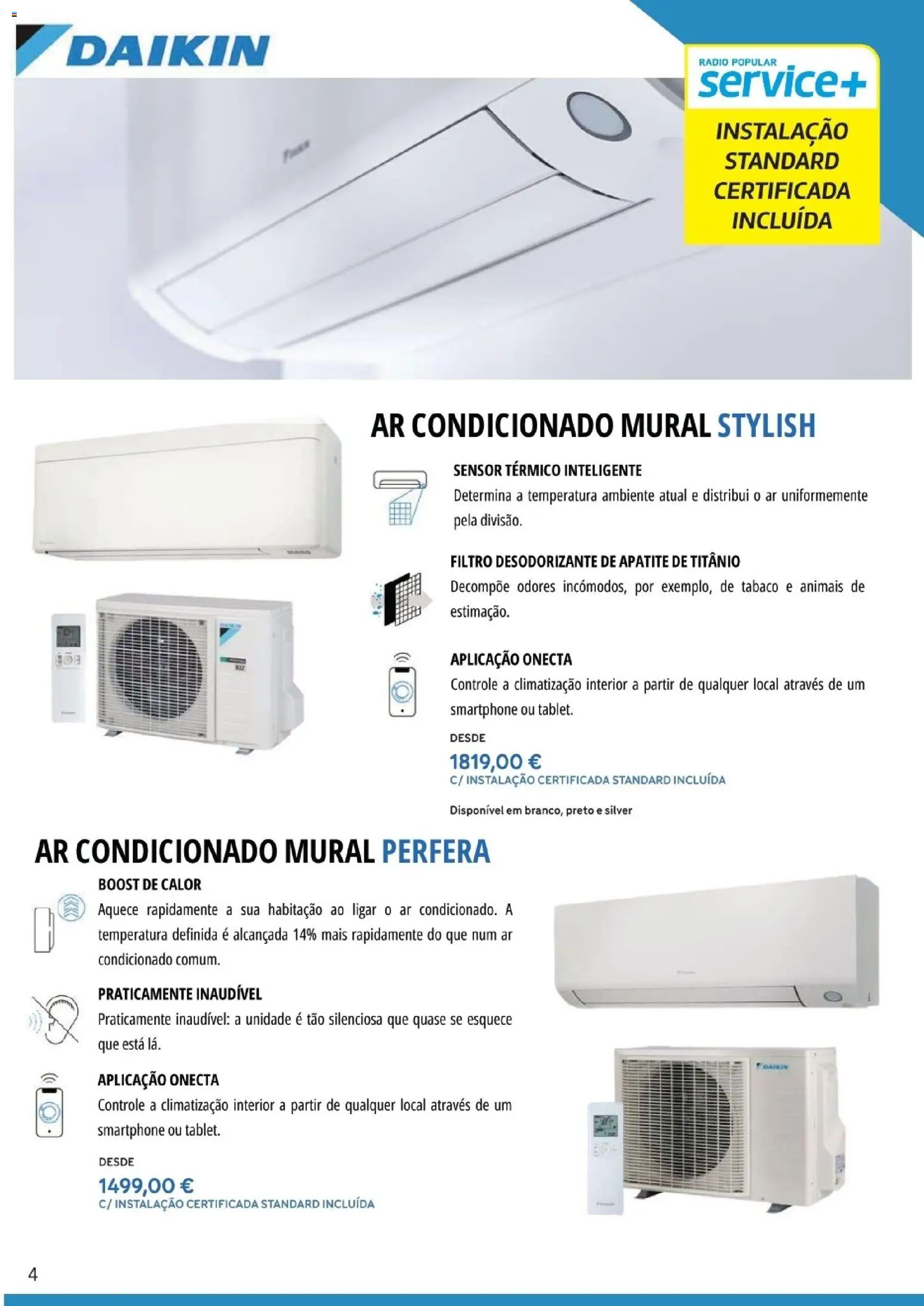 Radio Popular - Folheto Especial Aquecimento │ válido de 19.12.2025 | Página: 4 | Produtos: Smartphone, Rádio, Ar condicionado, Desodorizante