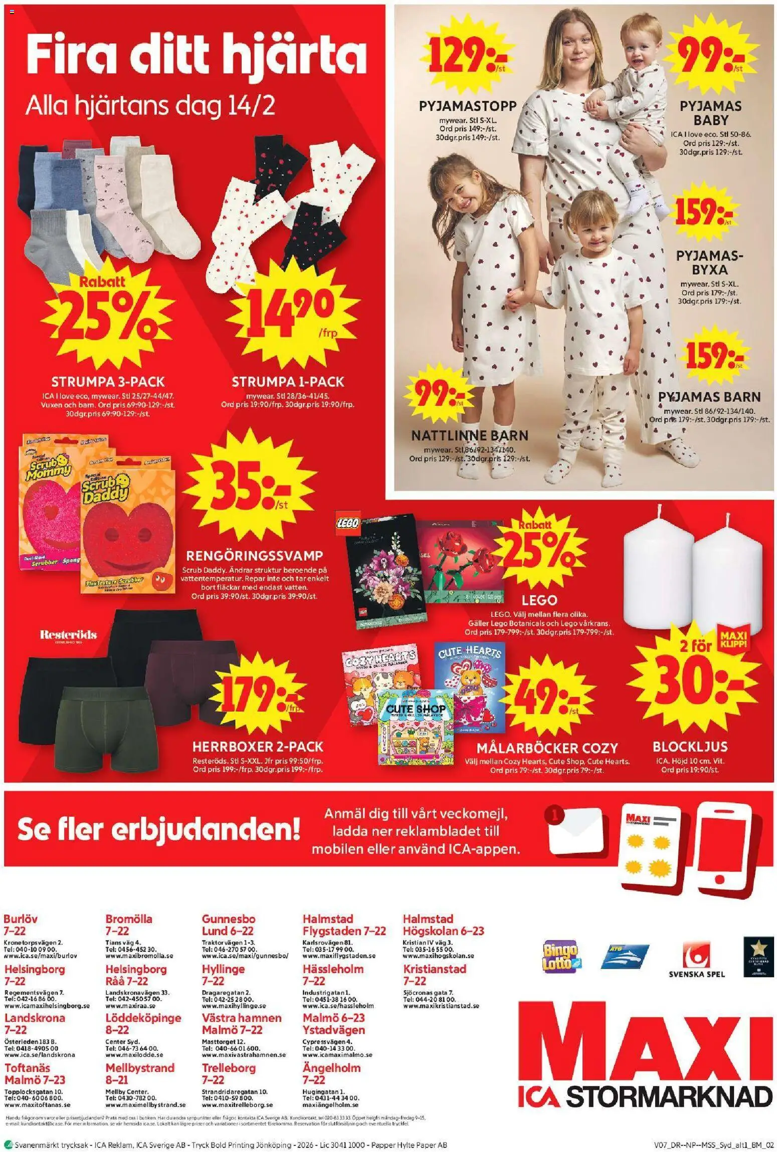 ICA Maxi reklamblad aktuell från 09.02.2026 | Sida: 10