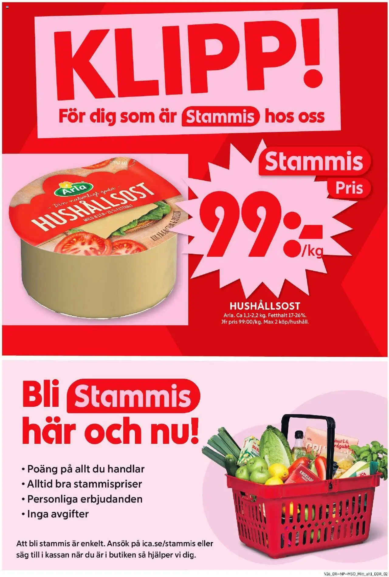 ICA Maxi reklamblad aktuell från 23.06.2025 | Sida: 3 | Produkter: Såg, Hushållsost