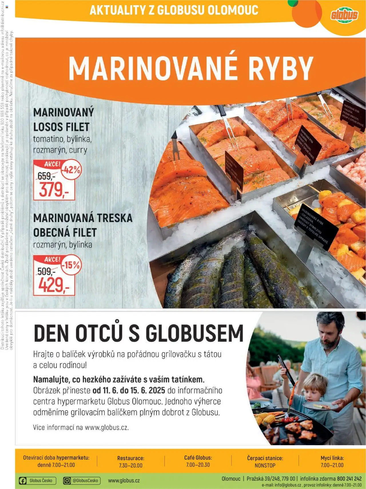 Globus leták - Olomouc od 11.06.2025 | Strana: 46 | Produkty: Globus, Losos Filet, Losos, Filet