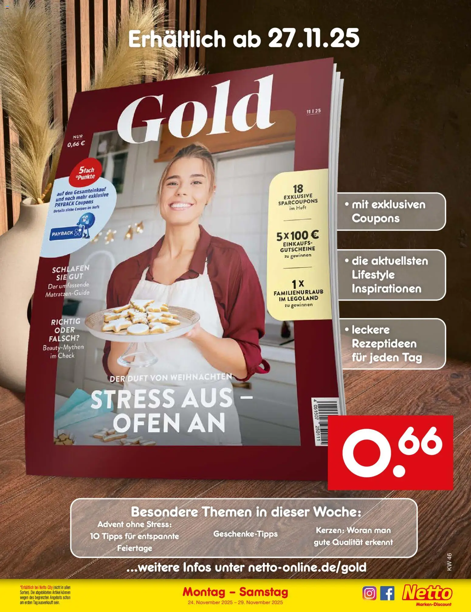 Netto Marken-Discount - Black Friday – gültig ab 24.11.2025 | Seite: 60 | Produkte: Ofen, Duft