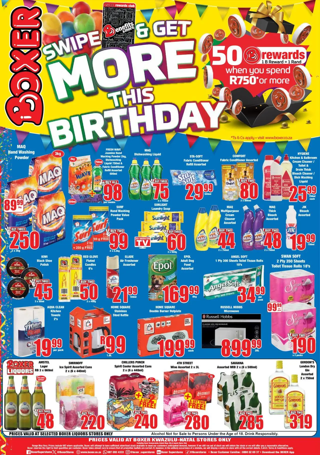 Boxer Specials │ valid from 25.08.2025 | Page: 12 | Products: Air freshener, Powder, Conditioner, Stock
