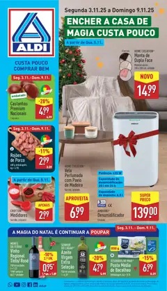 Pré-visualização Aldi folheto válido de 03.11.2025