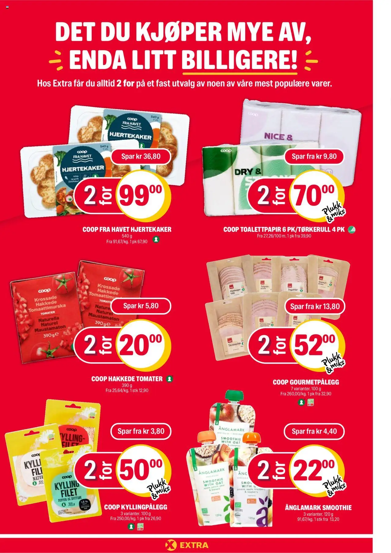  | Side: 20 | Produkter: Toalettpapir, Kyllingpålegg, Замок, Hvitløk