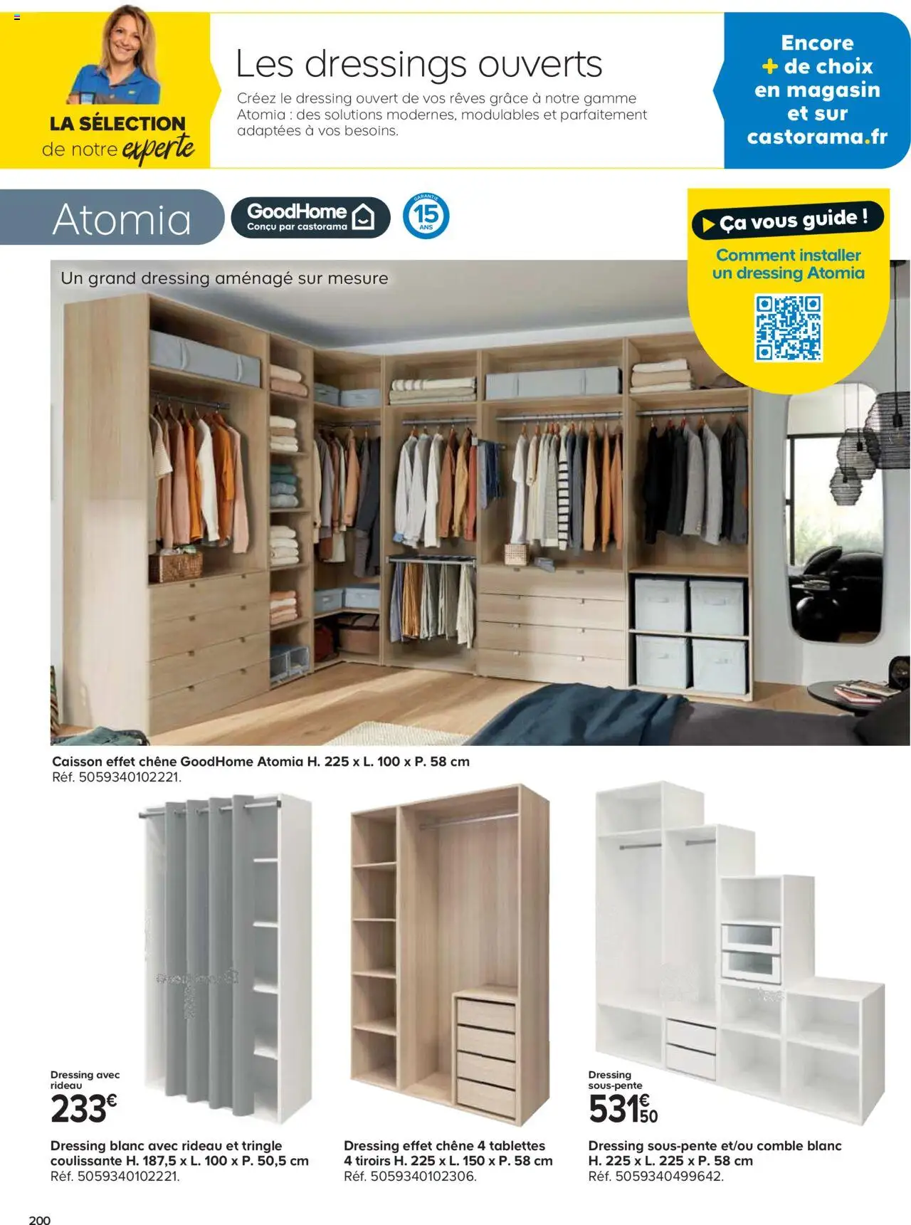 {H1} | Page: 200 | Produits: Tiroirs, Dressing, Rideau