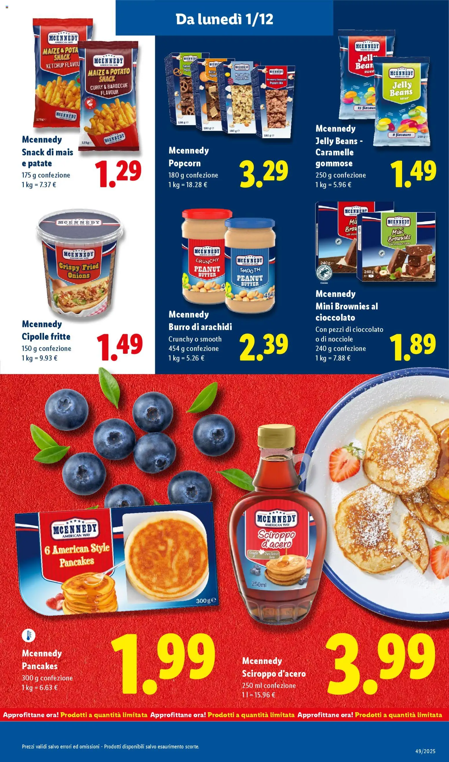 Volantino Lidl del 01.12.2025 | Pagina: 29 | Prodotti: Caramelle, Barbecue, Mais, Cacao