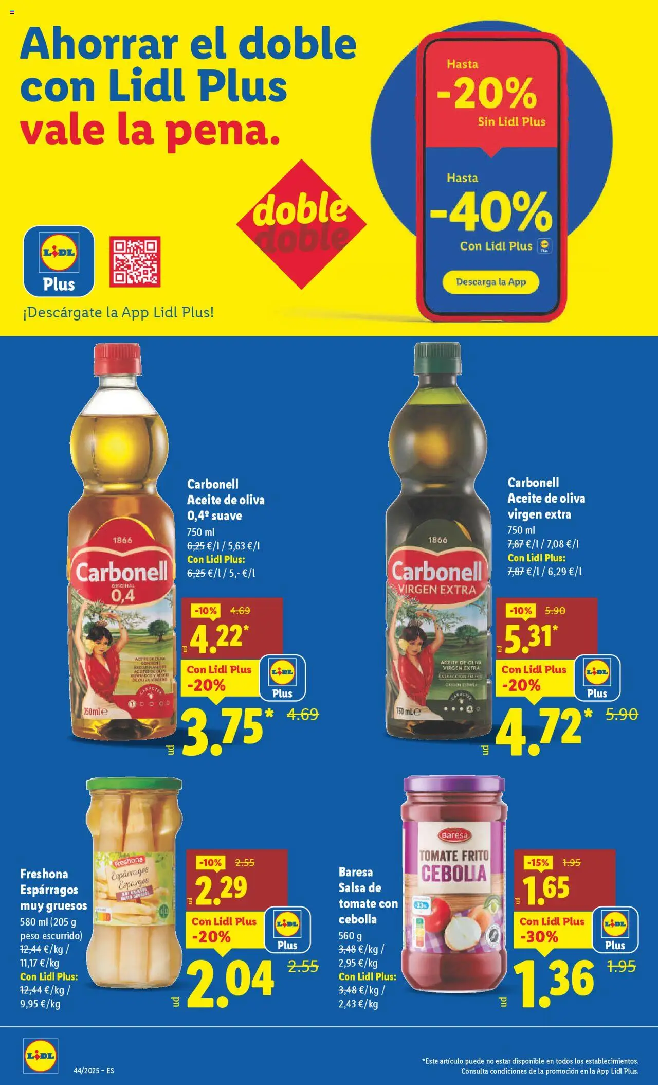 Lidl catálogo MAD │ válido desde el 27.10.2025 | Página: 10 | Productos: Νερό καρύδας, Salsa de tomate, Aceite de oliva, Aceite de oliva virgen extra