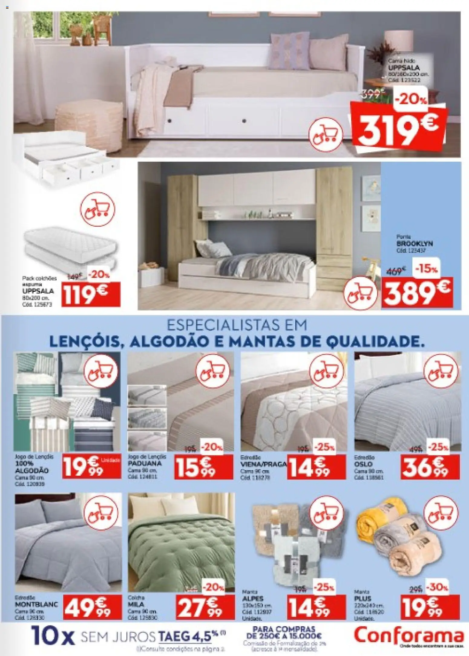 Conforama folheto │ válido de 05.02.2026 | Página: 11 | Produtos: Algodão, Cama