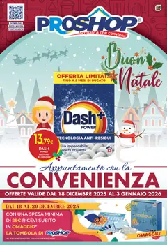Anteprima del volantino Volantino Proshop	 valido a partire dal 18.12.2025