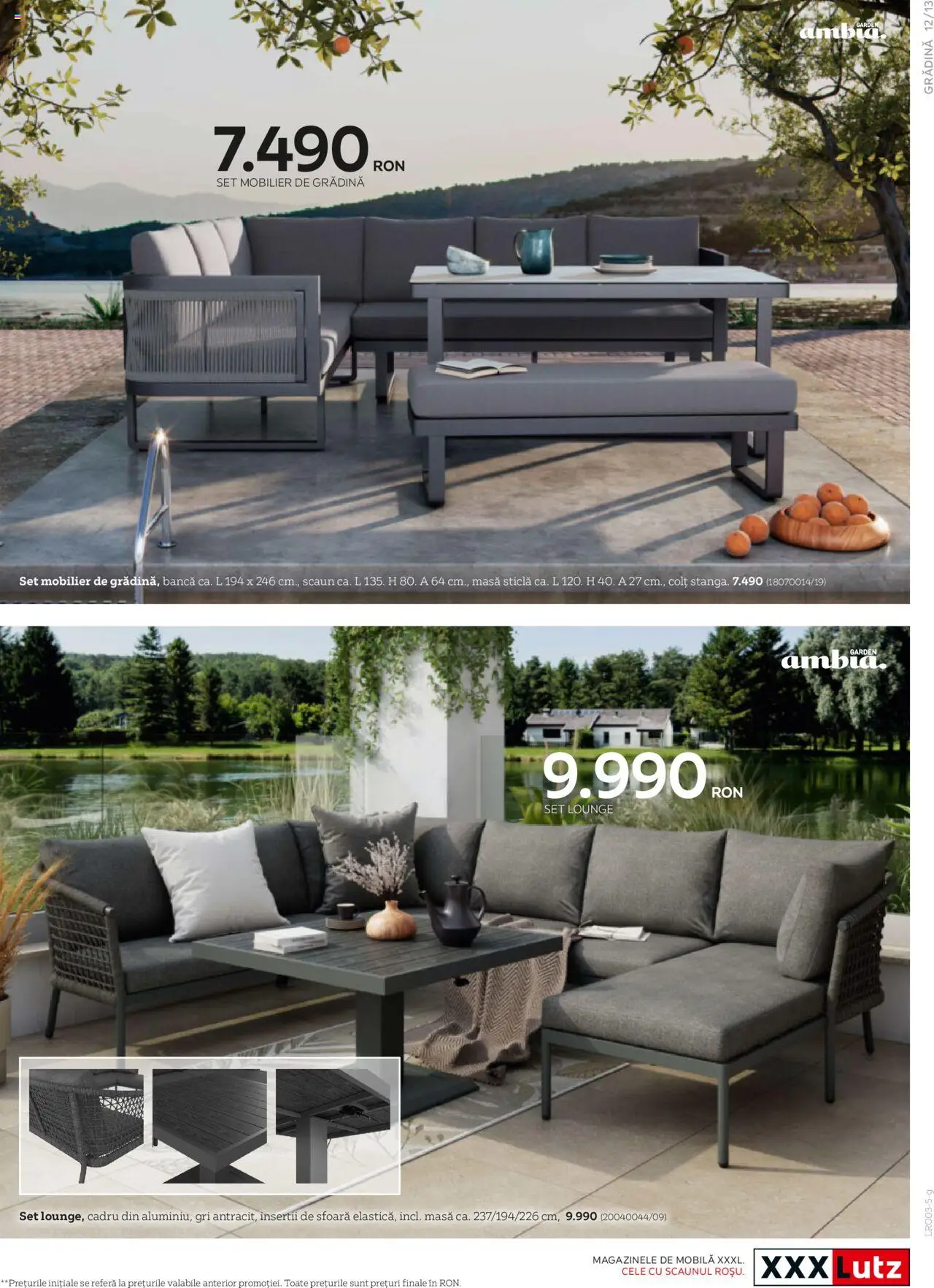 XXXLutz catalog - Grădină – valabil de la 10.03.2025 | Pagină: 13 | Produse: Masă, Scaun, Bancă