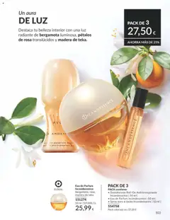 Eau de Parfum Incandessence, bergamota, rosa, madera de teka │ válido desde el 01.09.2025 | Página: 103 | Productos: Perfume, Desodorante, Antitranspirante, Bolso