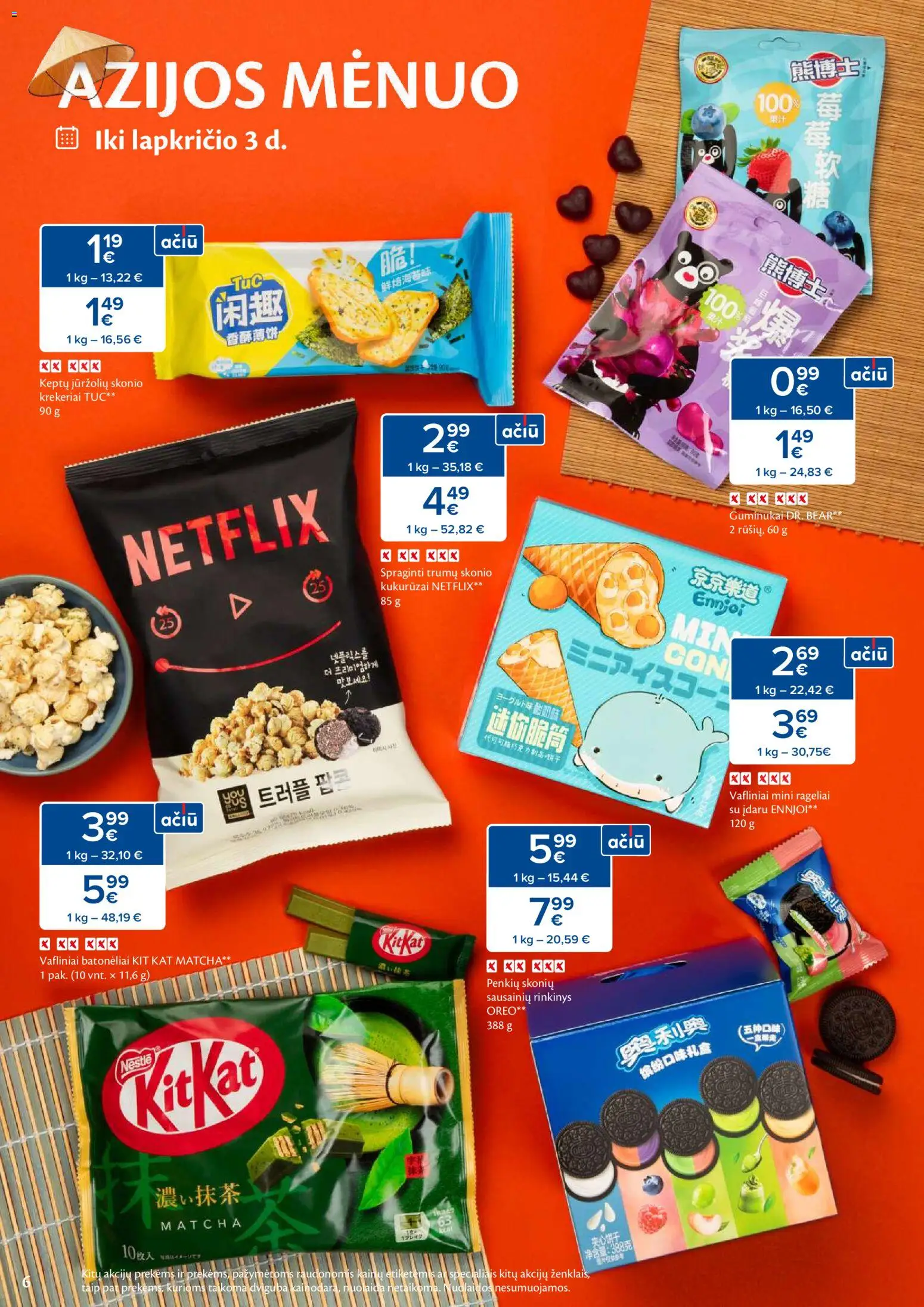 MAXIMA akcijos nuo 28.10.2025 | Puslapis: 6 | Prekių: Kukurūzai, Guminukai