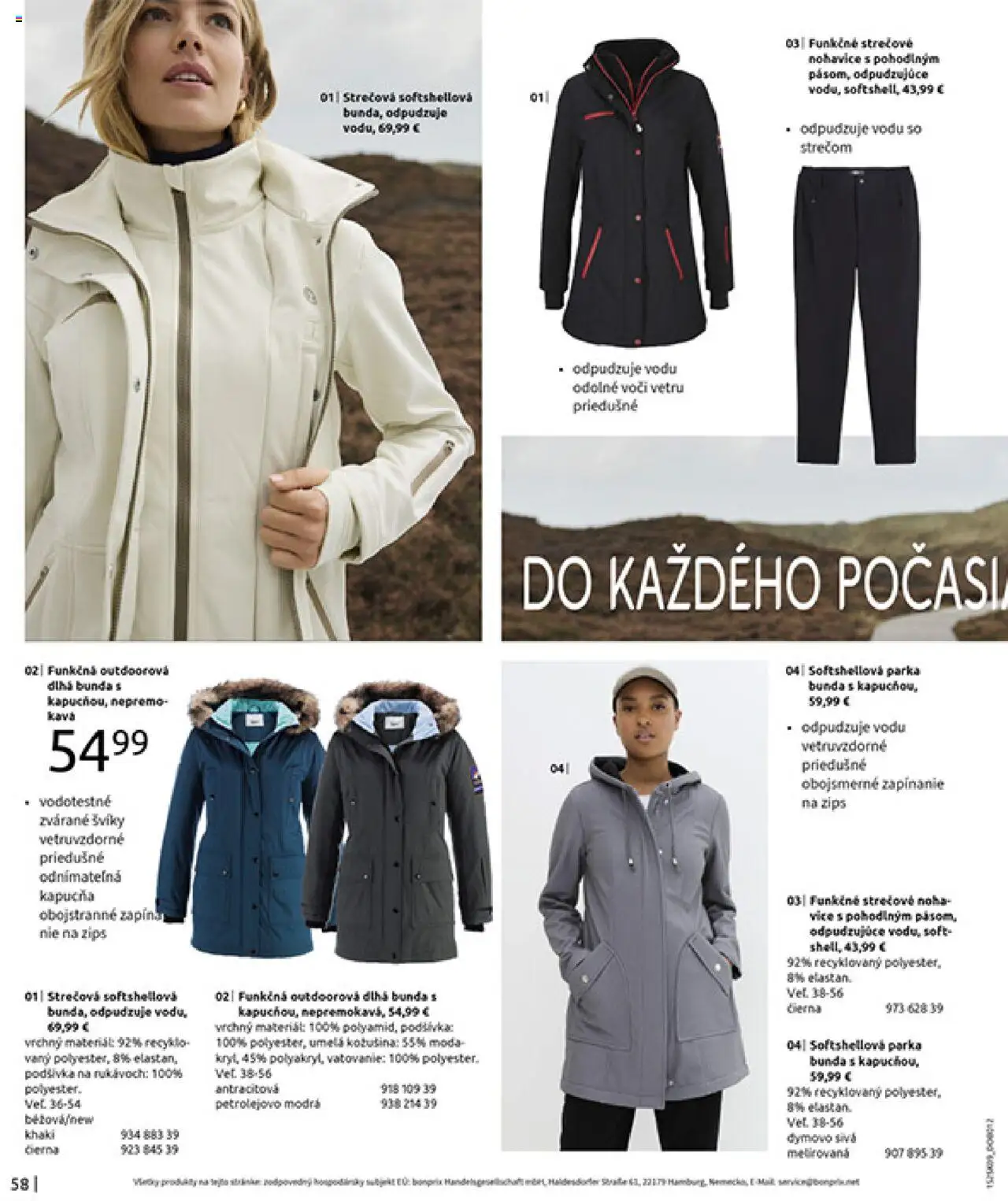 Nové Bonprix akcie – leták je platný od 23.09.2025 | Strana: 60 | Produkty: Káva, Bunda, Nohavice
