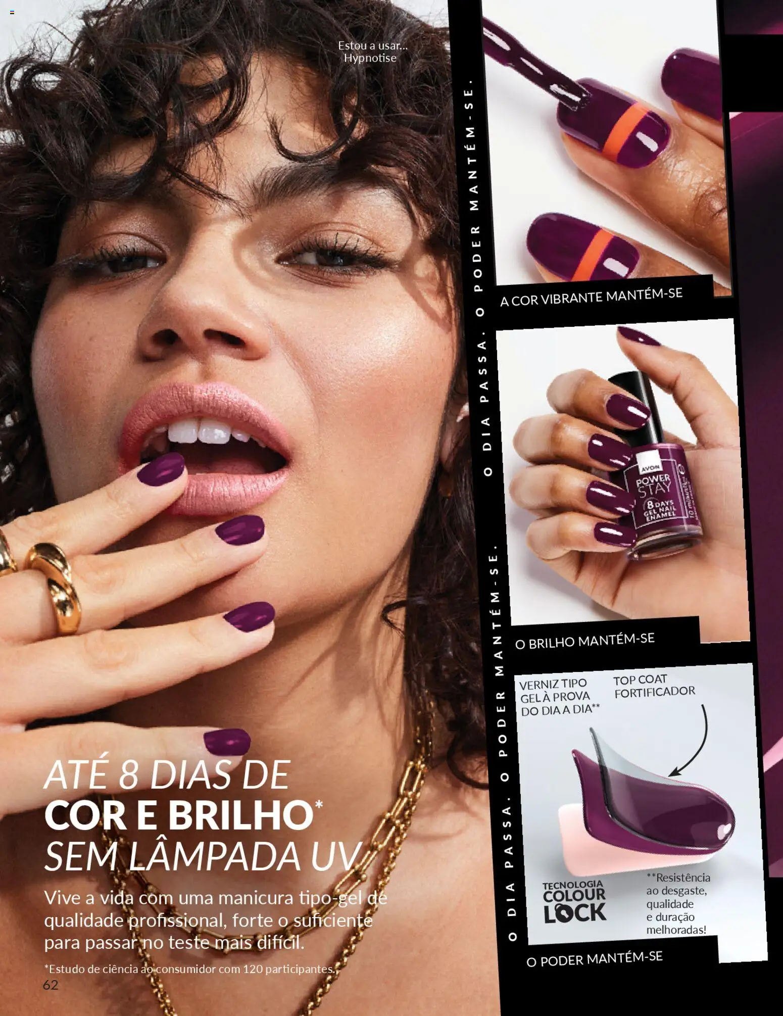 Catálogo Avon Campanha 1 │ válido de 01.01.2026 | Página: 62 | Produtos: Top, Verniz