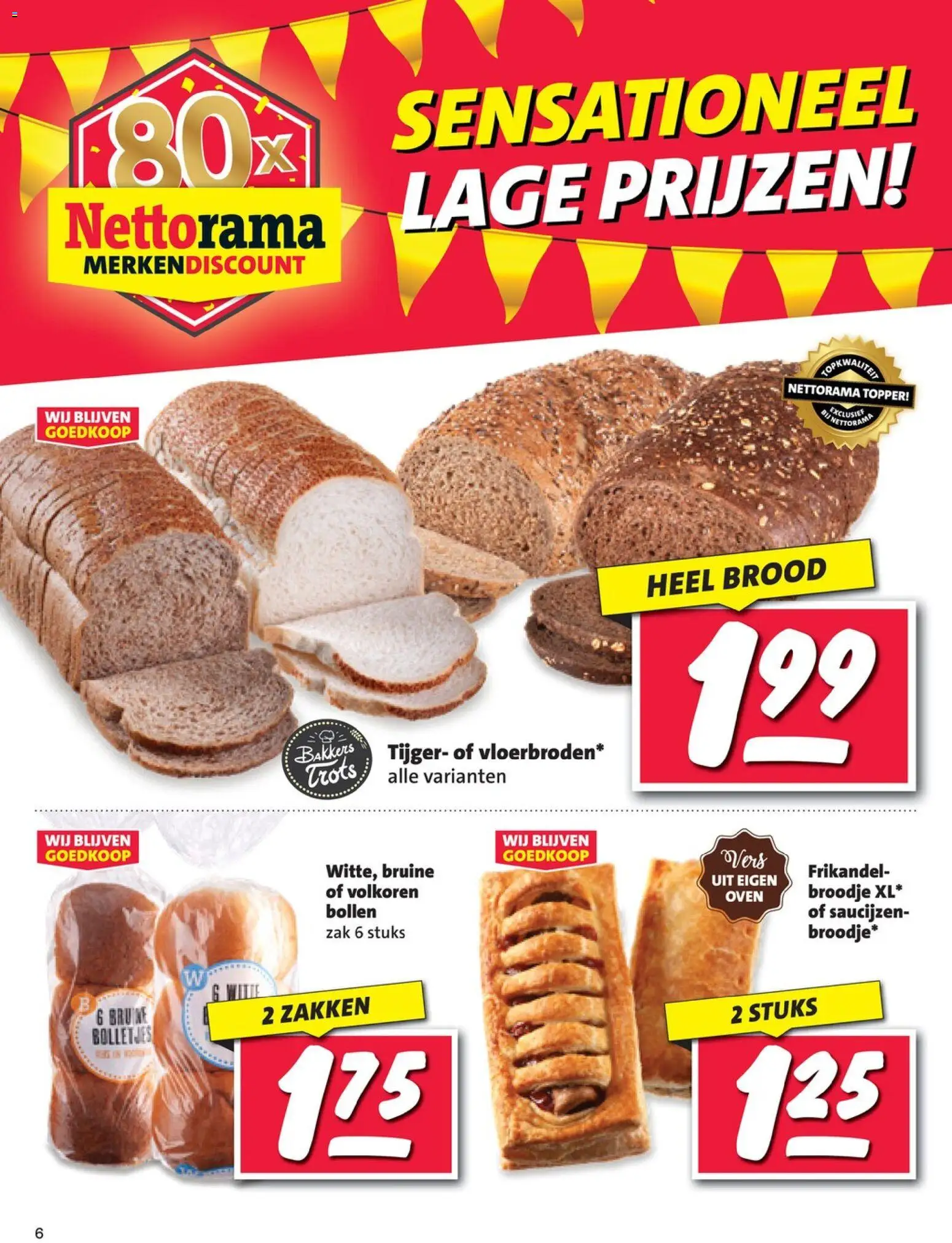 {H1} | Pagina: 6 | Producten: Brood, Zak, Oven, Bolletjes